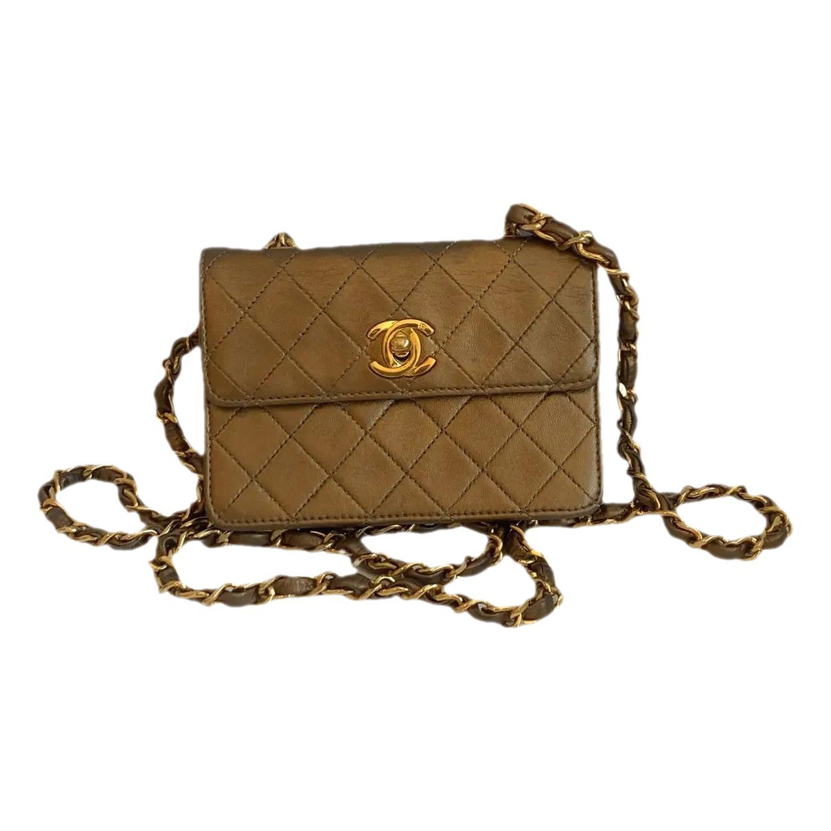 Trendy CC Flap leather handbag