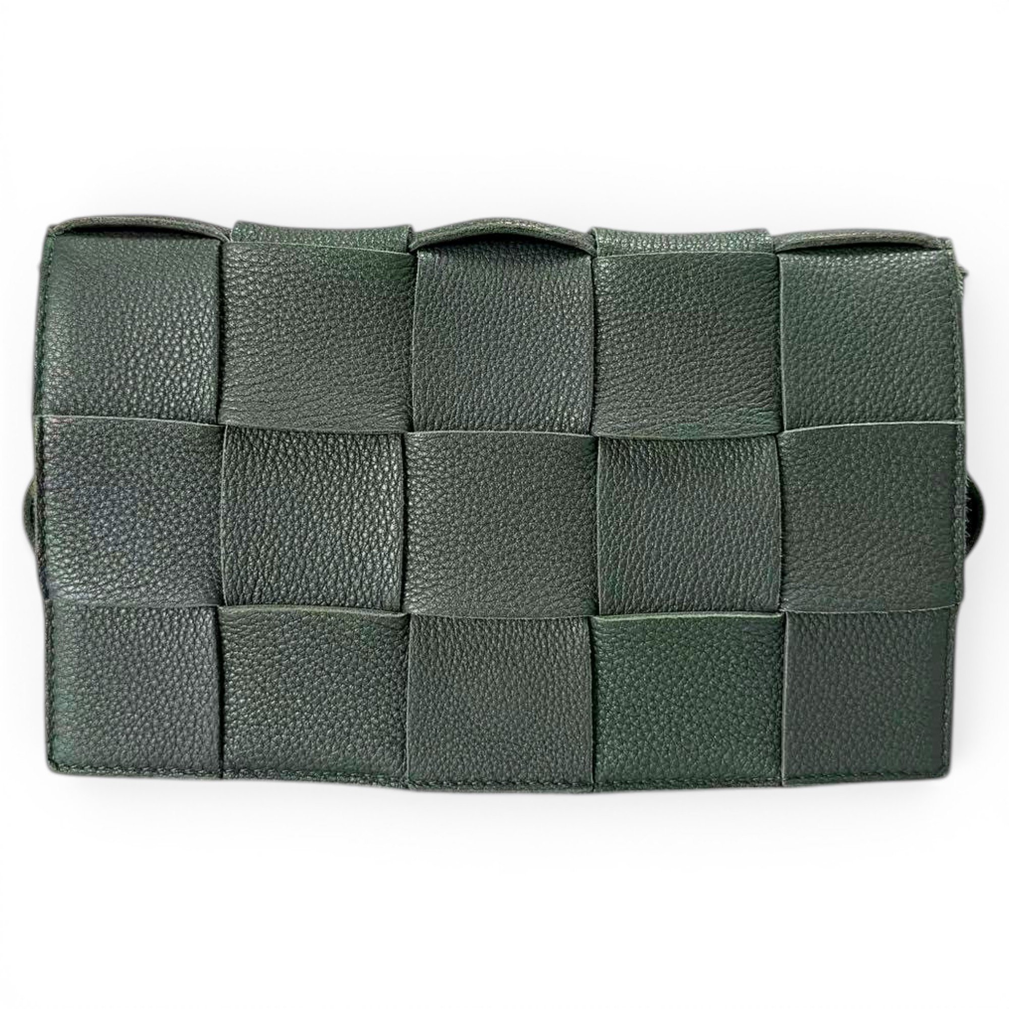 Cassette leather crossbody bag