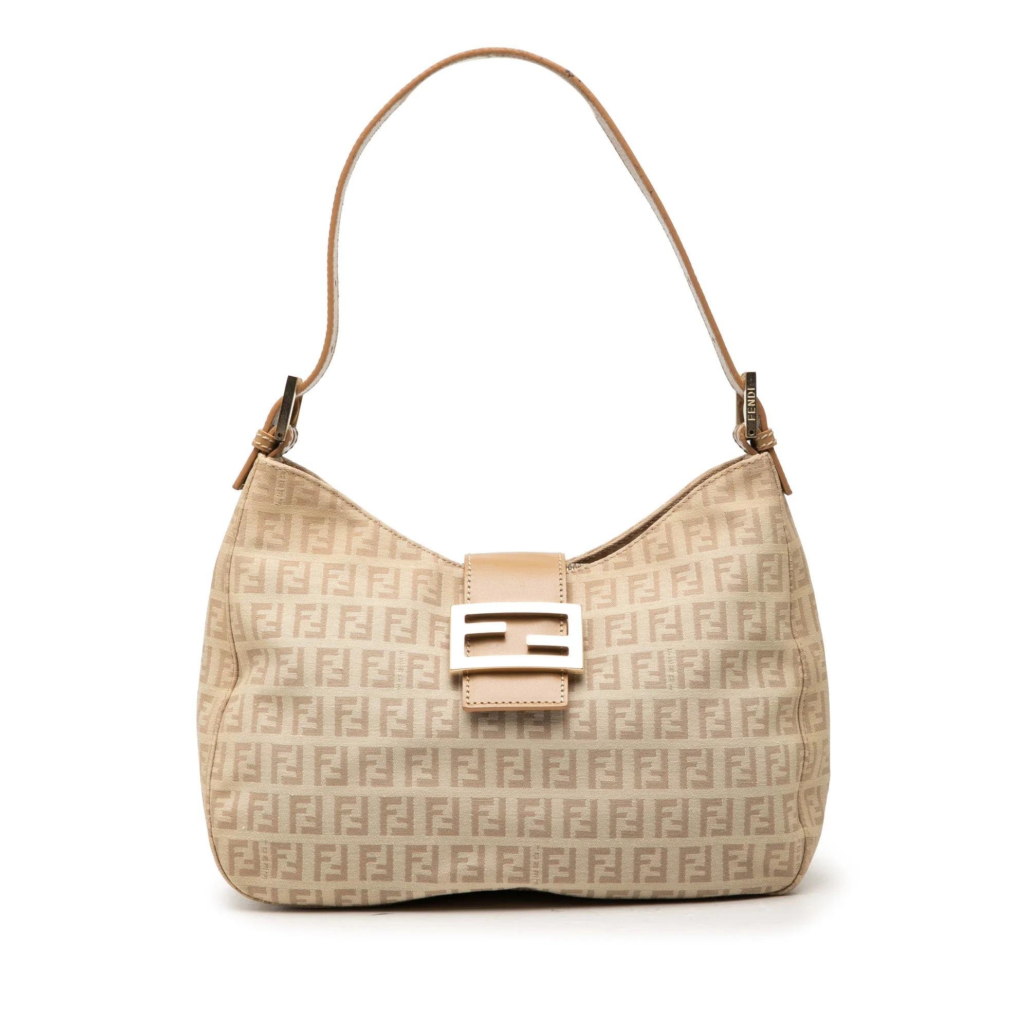 Pocket leather handbag
