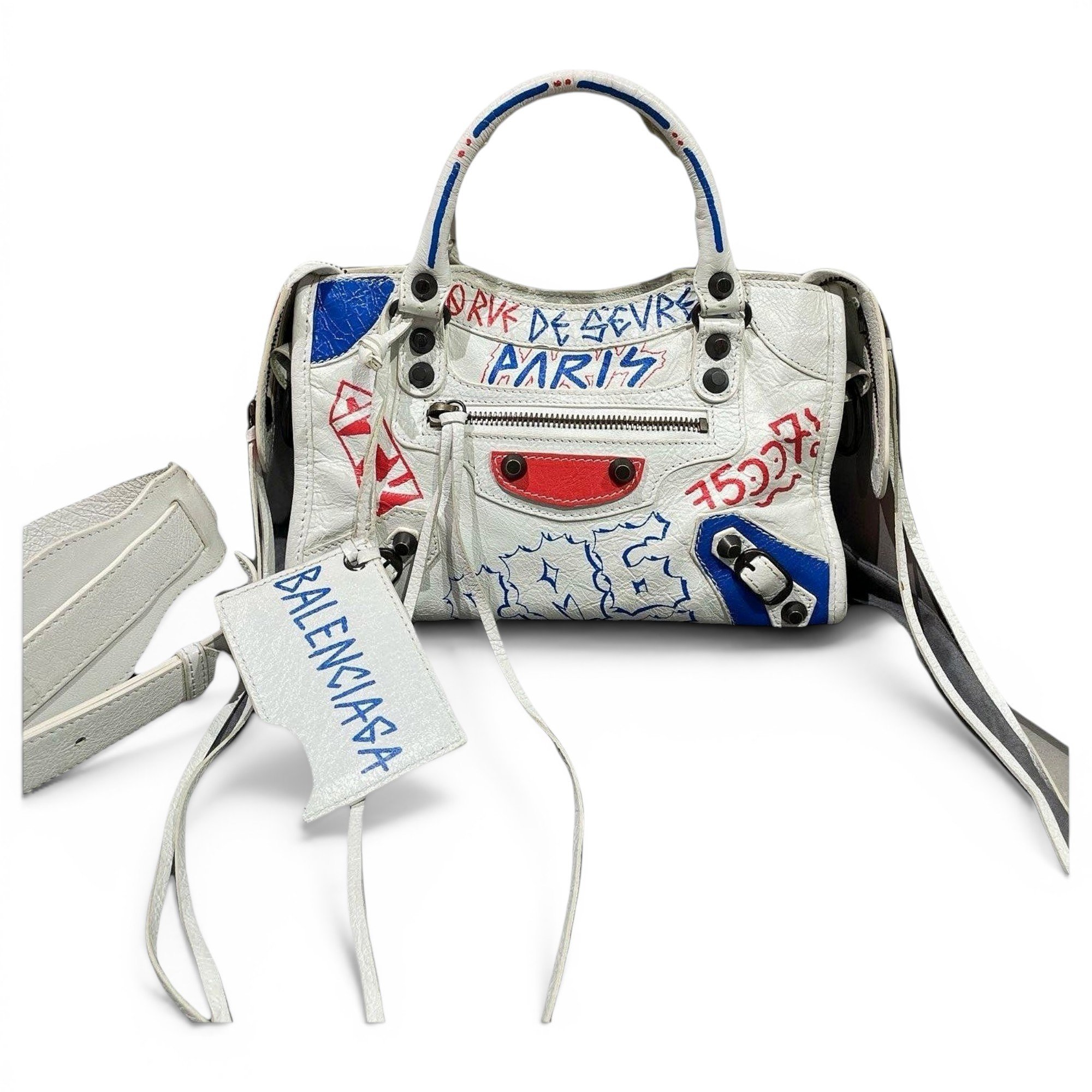 City leather bag