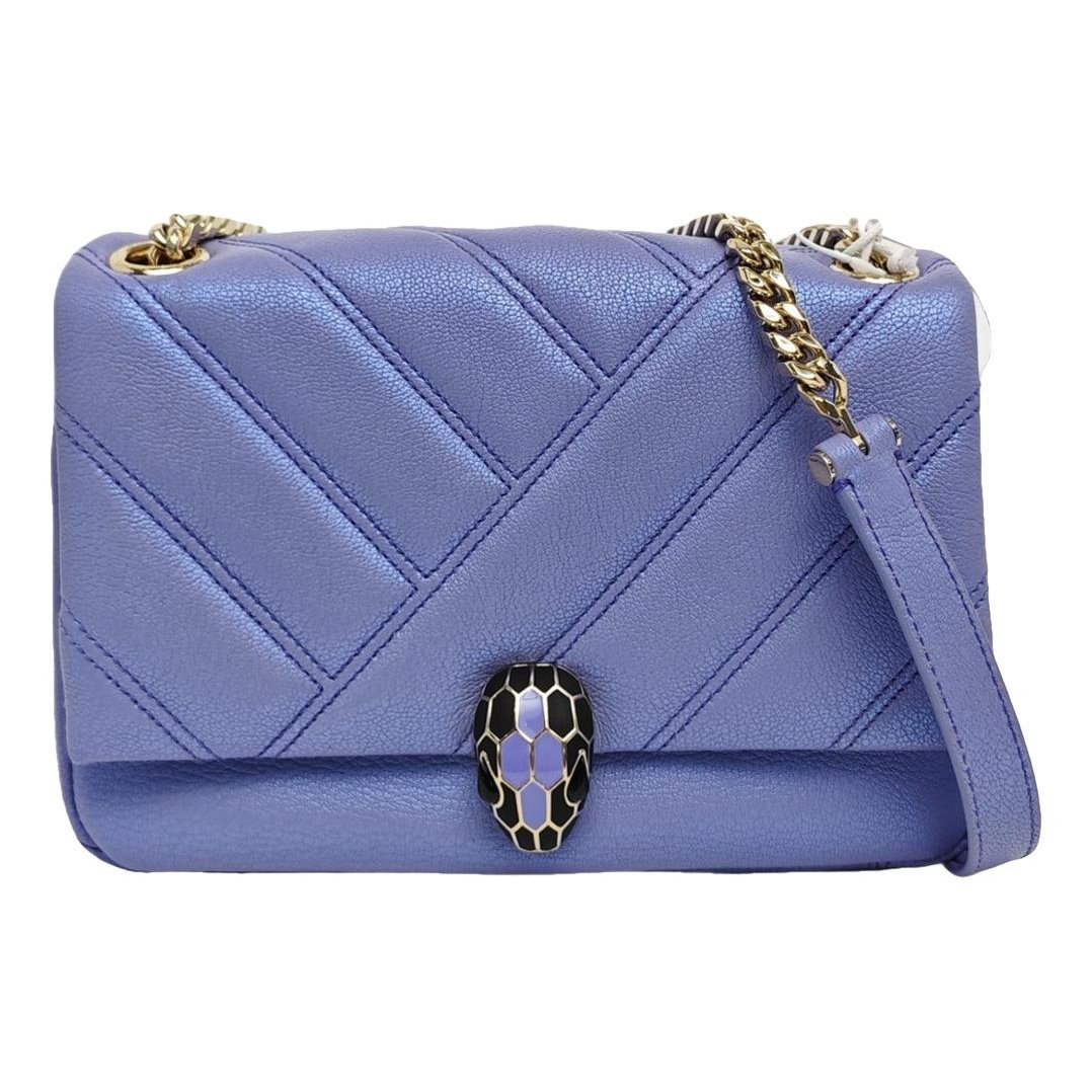 Serpenti leather handbag
