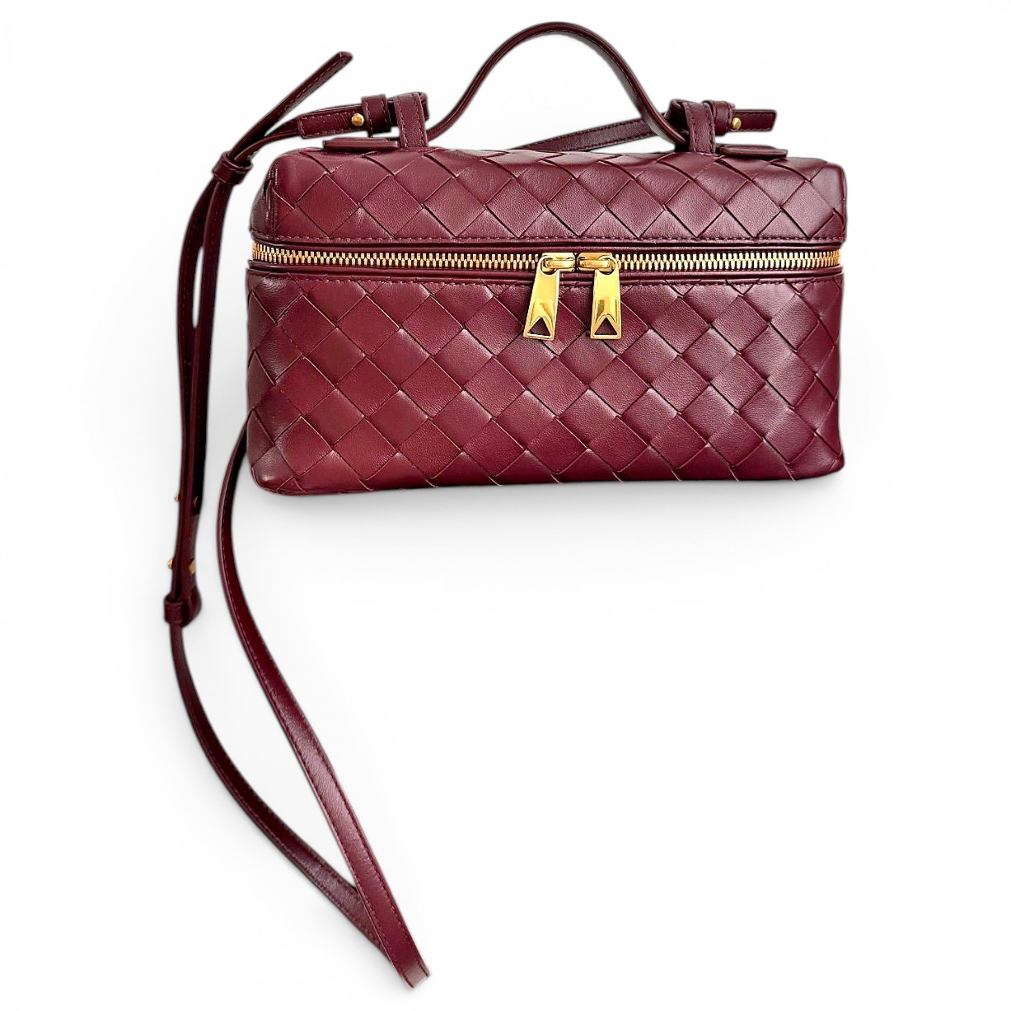 Cassette leather crossbody bag
