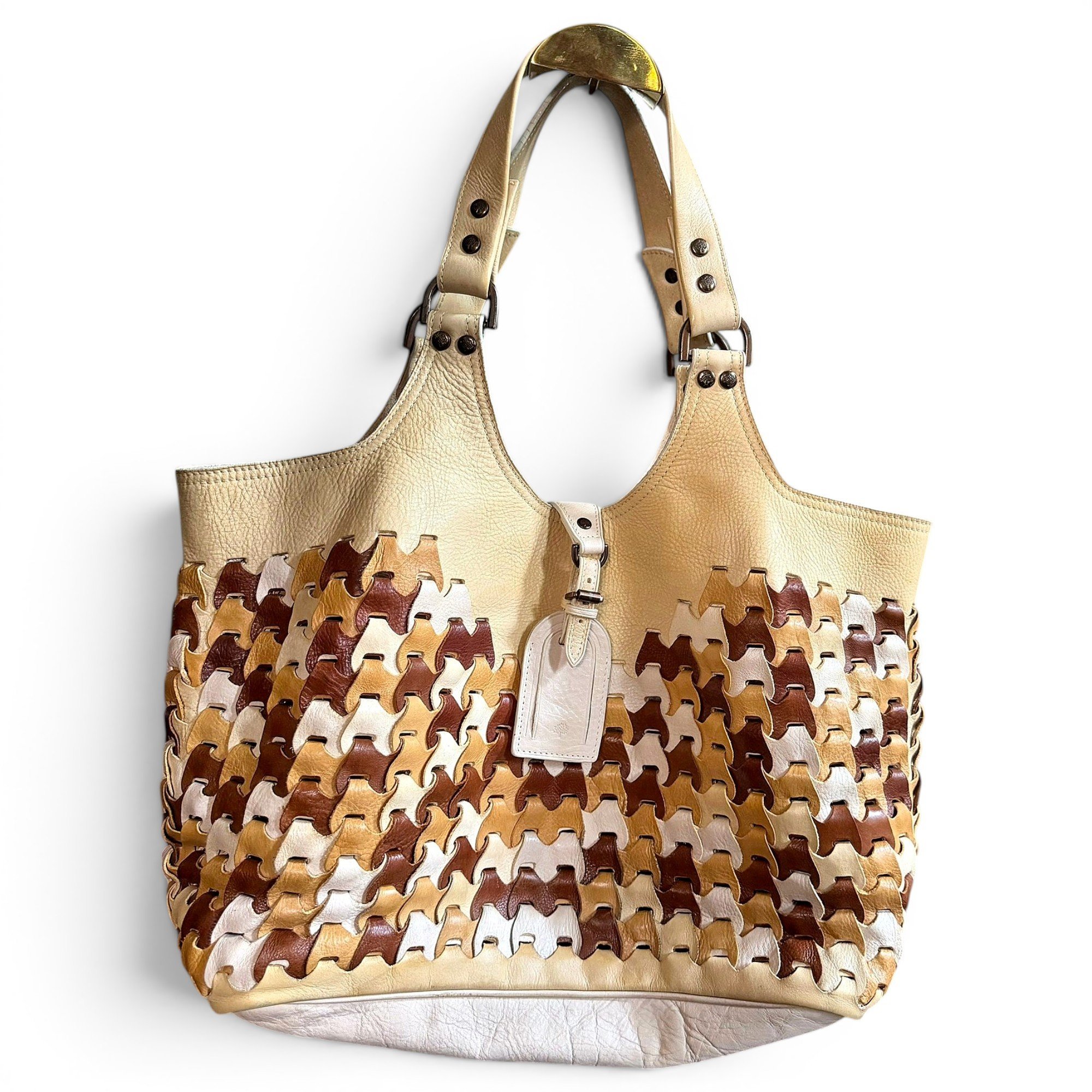 Leather tote