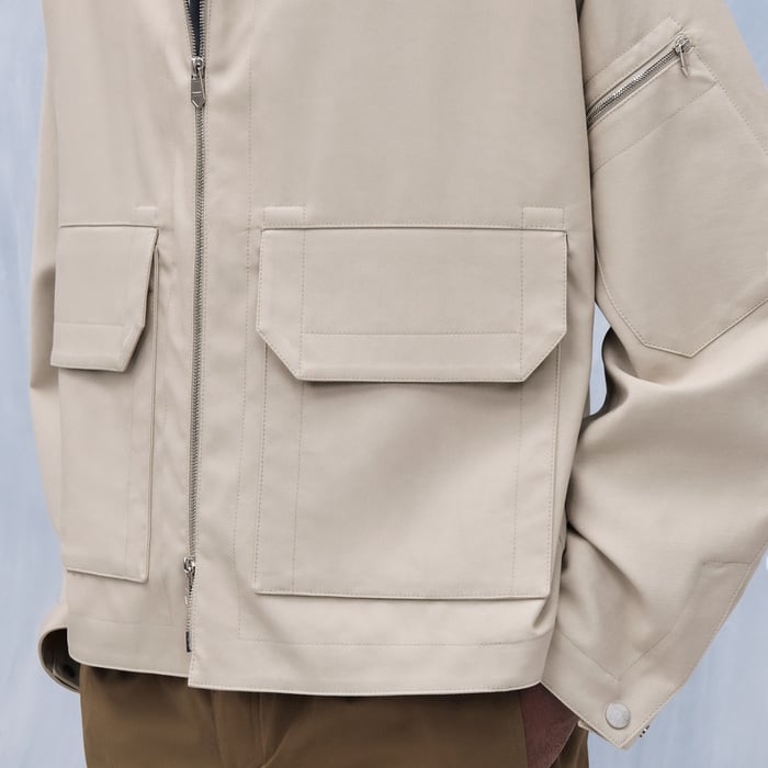 Corde Zipped Straight Cut Jacket