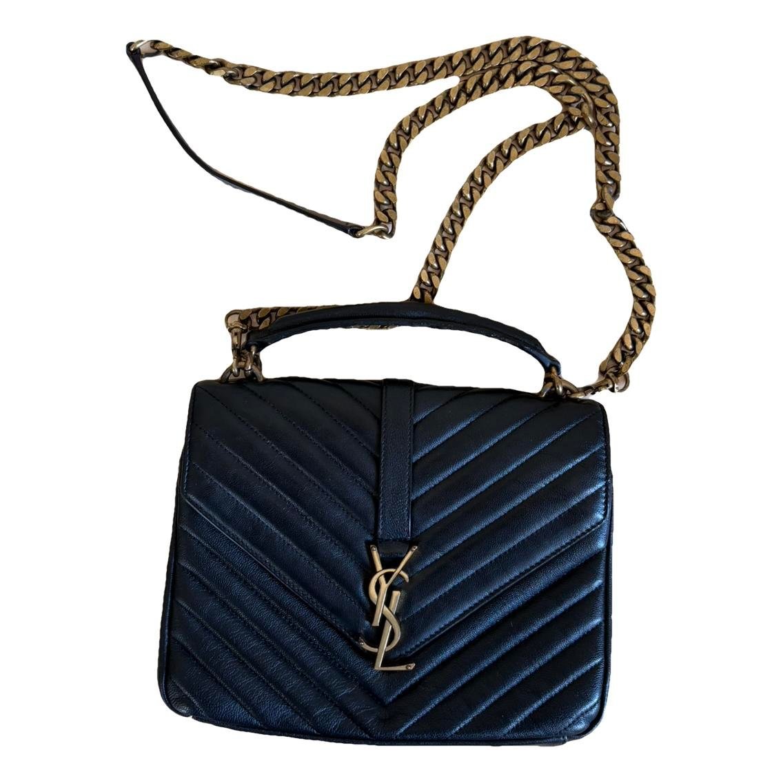 Collége monogramme leather handbag