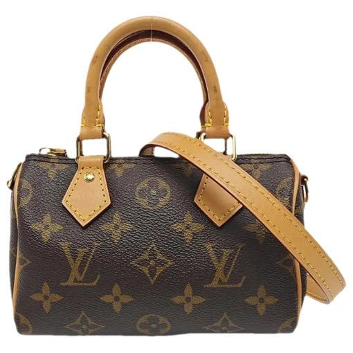 Nano Speedy / Mini HL leather handbag