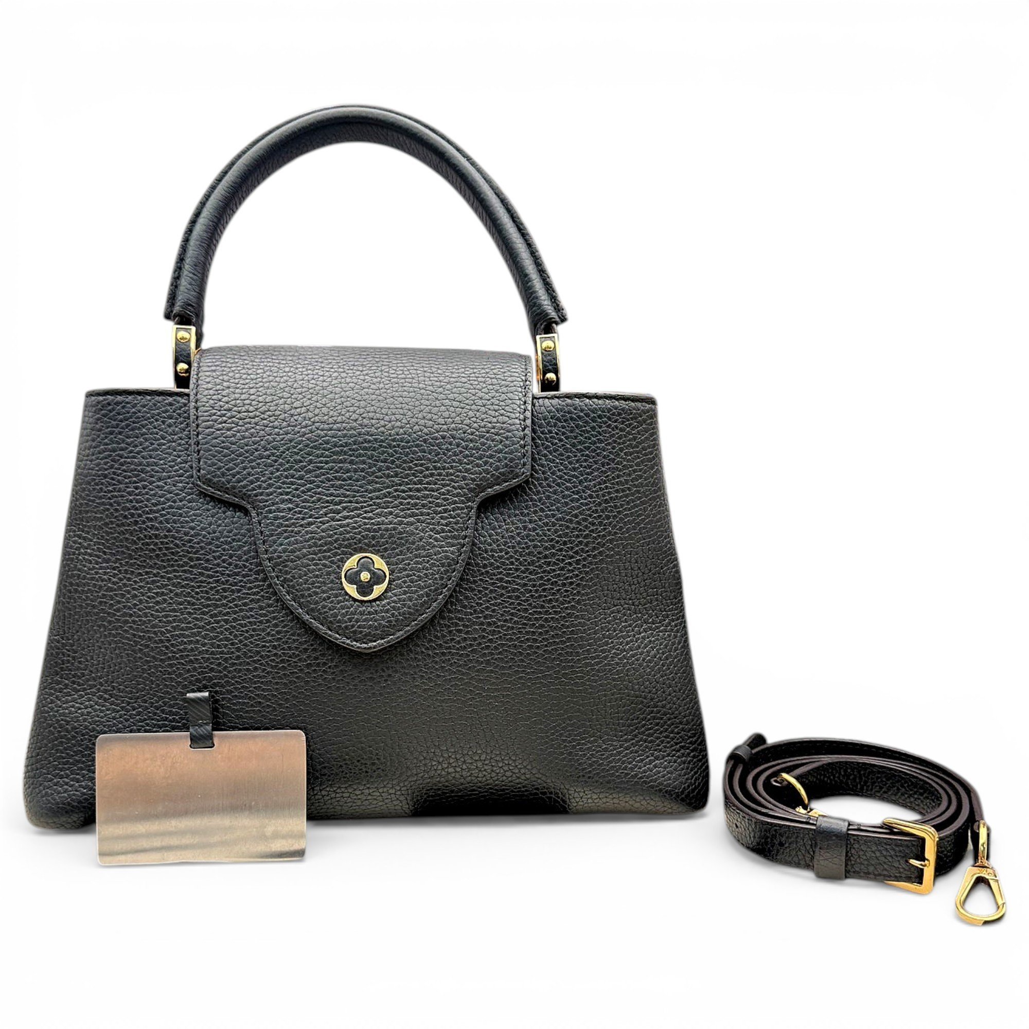 Capucines leather handbag