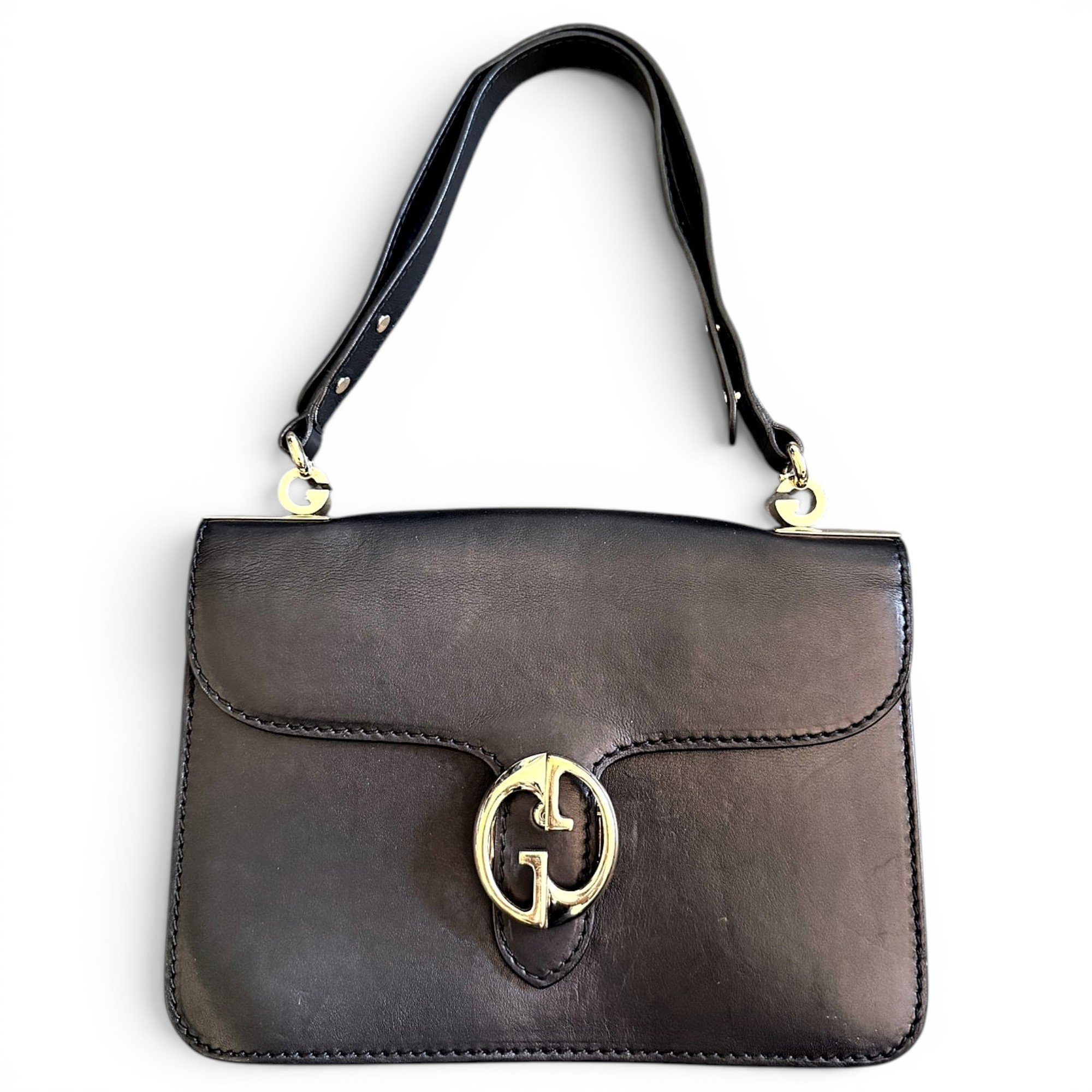 1973 leather handbag