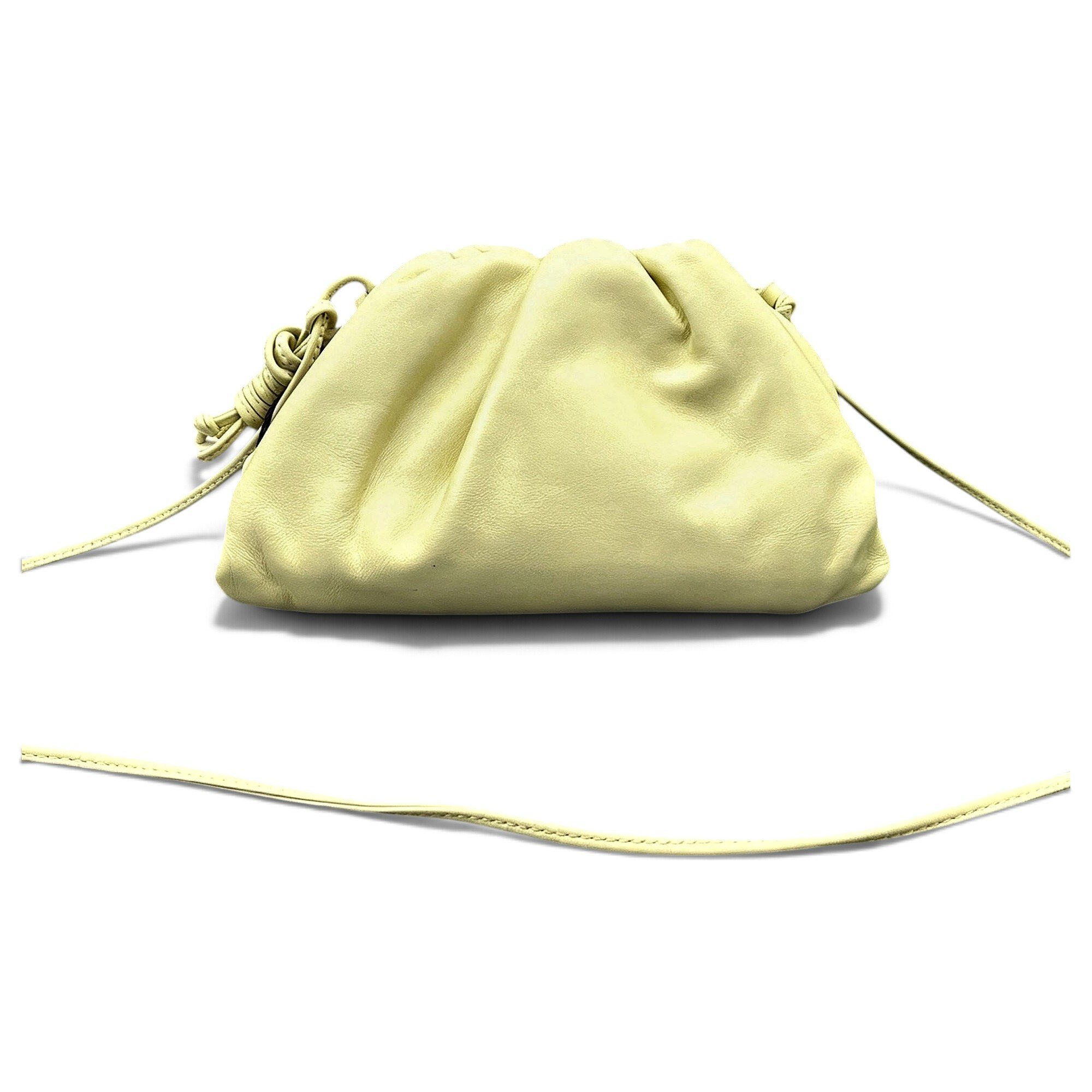 Pouch leather handbag