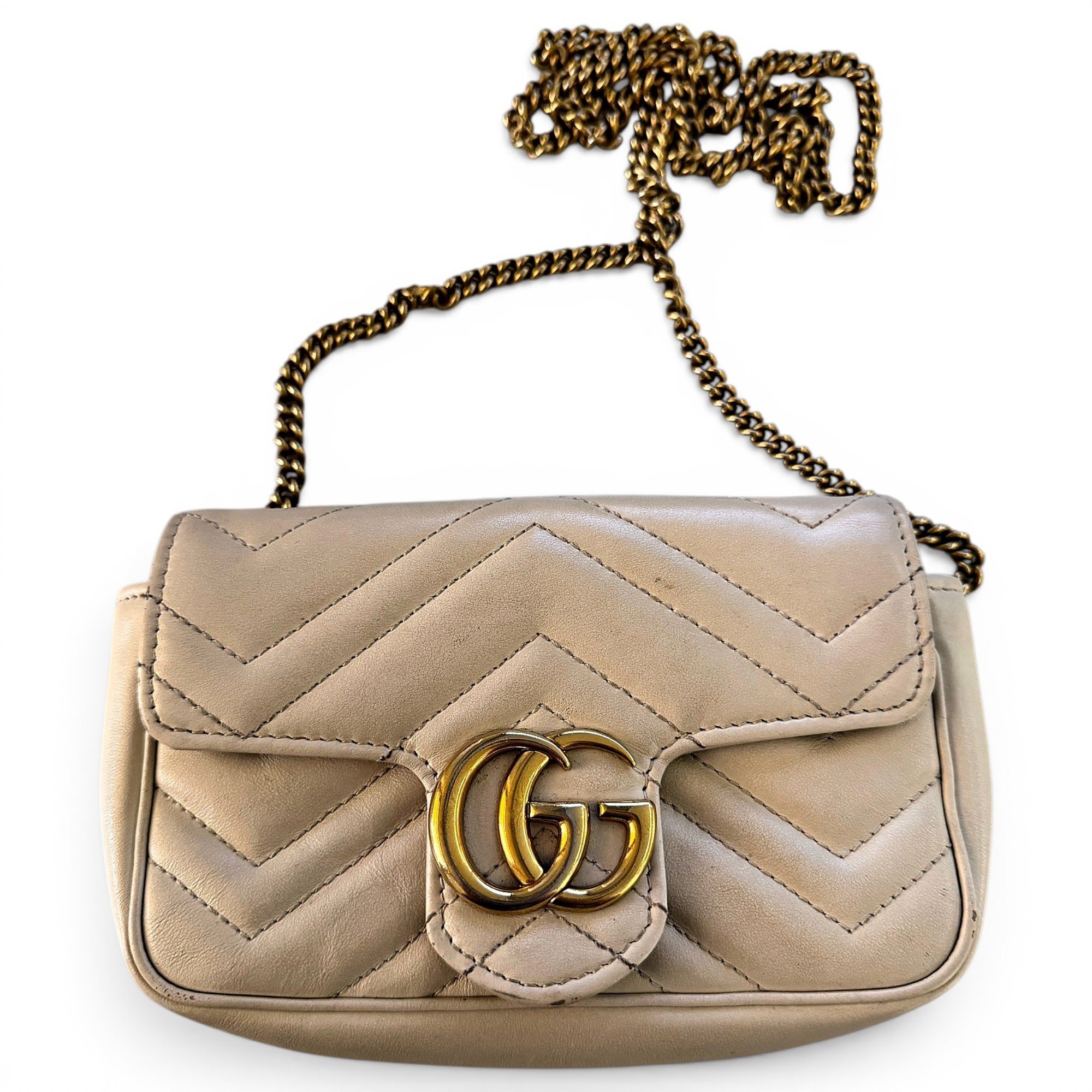 Marmont leather clutch bag