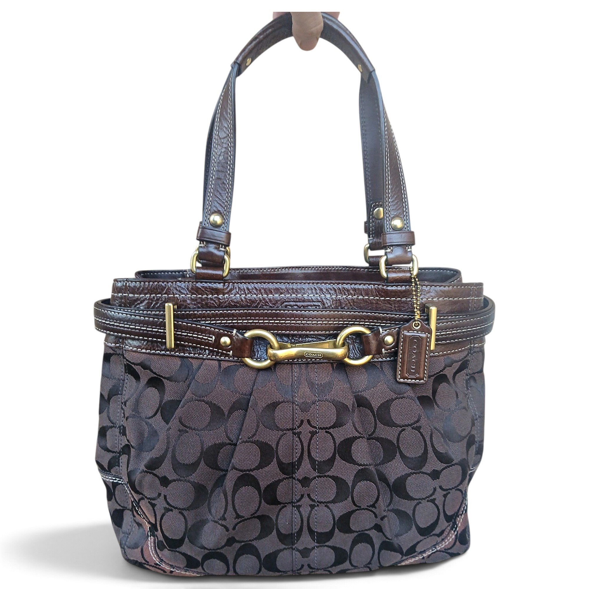 Hamilton Hobo leather handbag