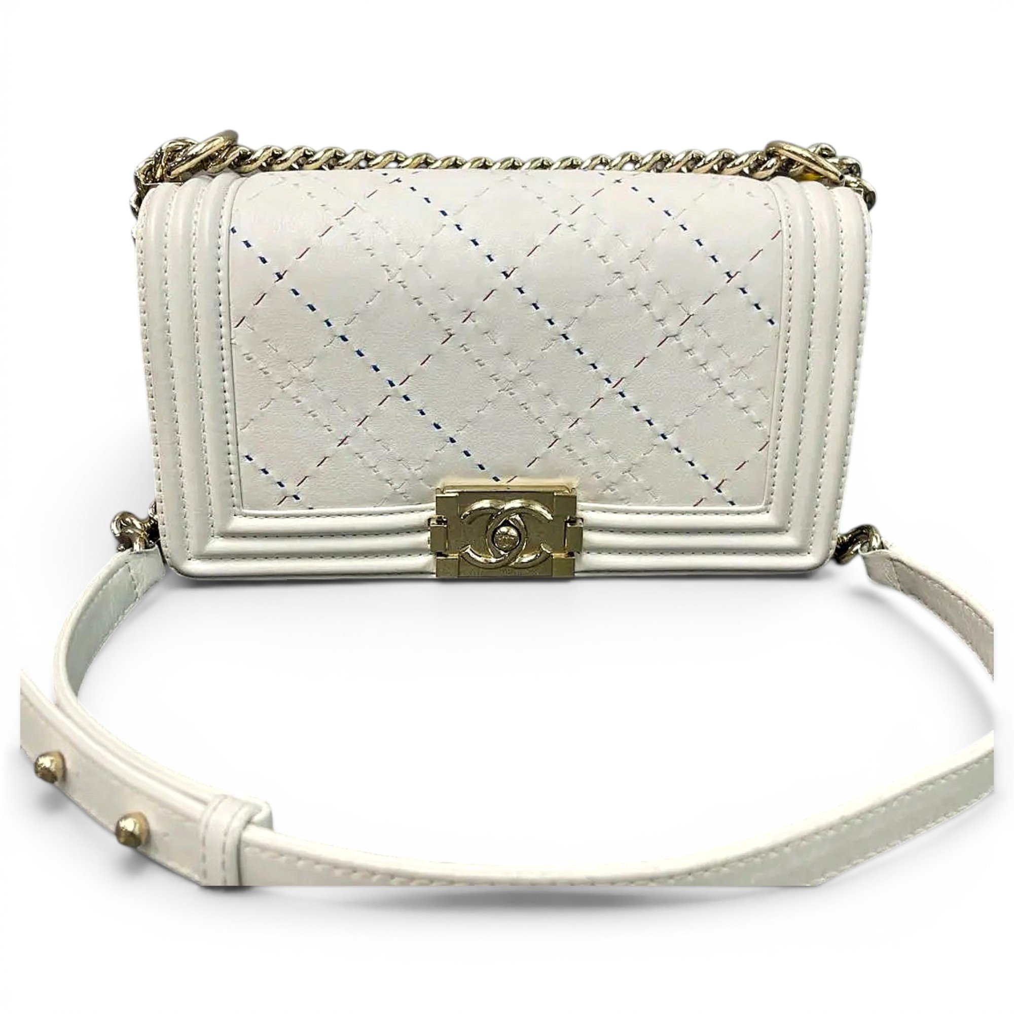 Boy leather crossbody bag