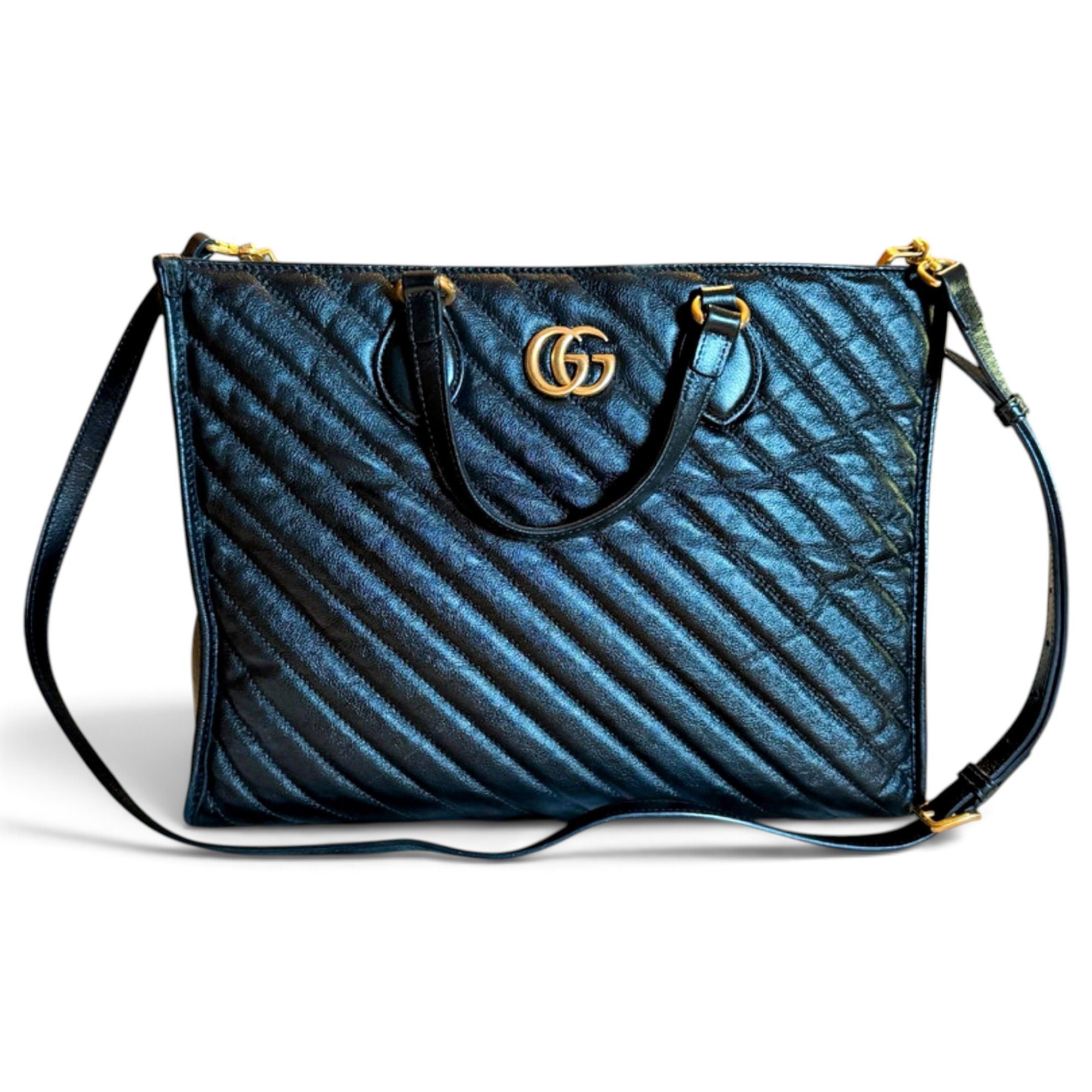GG Marmont Shopping leather tote