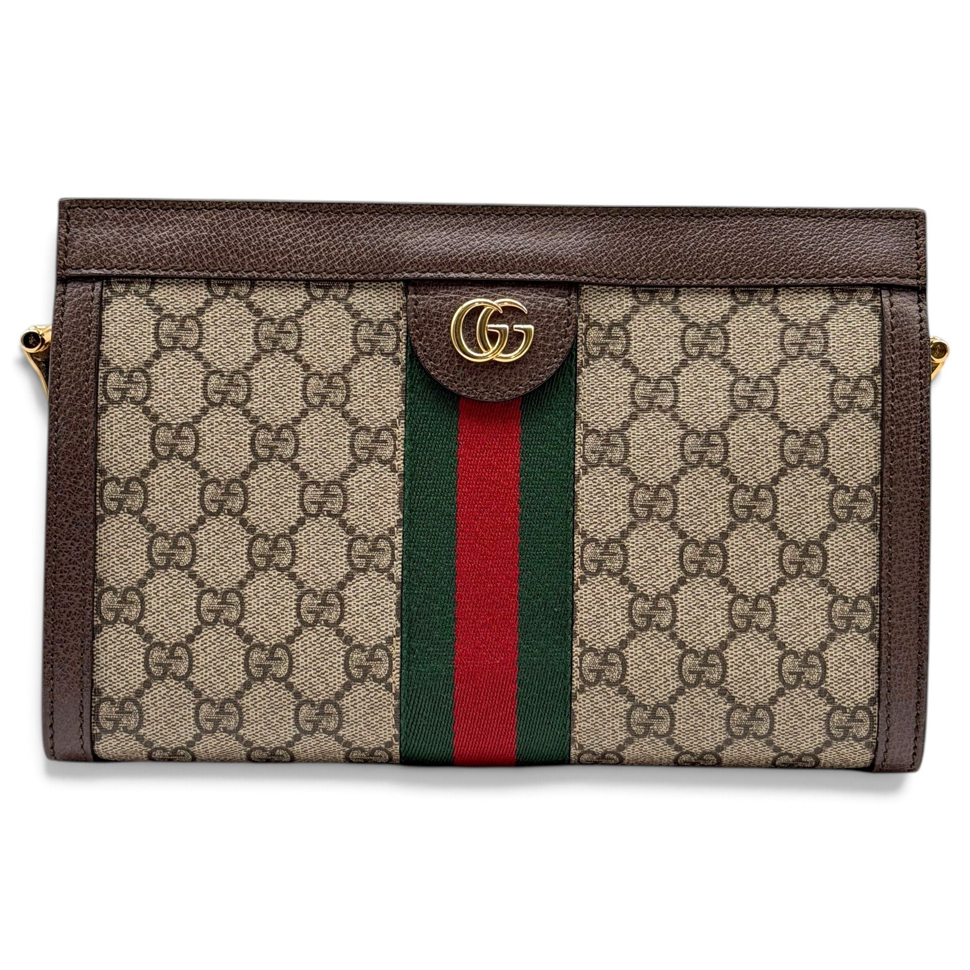 Ophidia cloth clutch bag