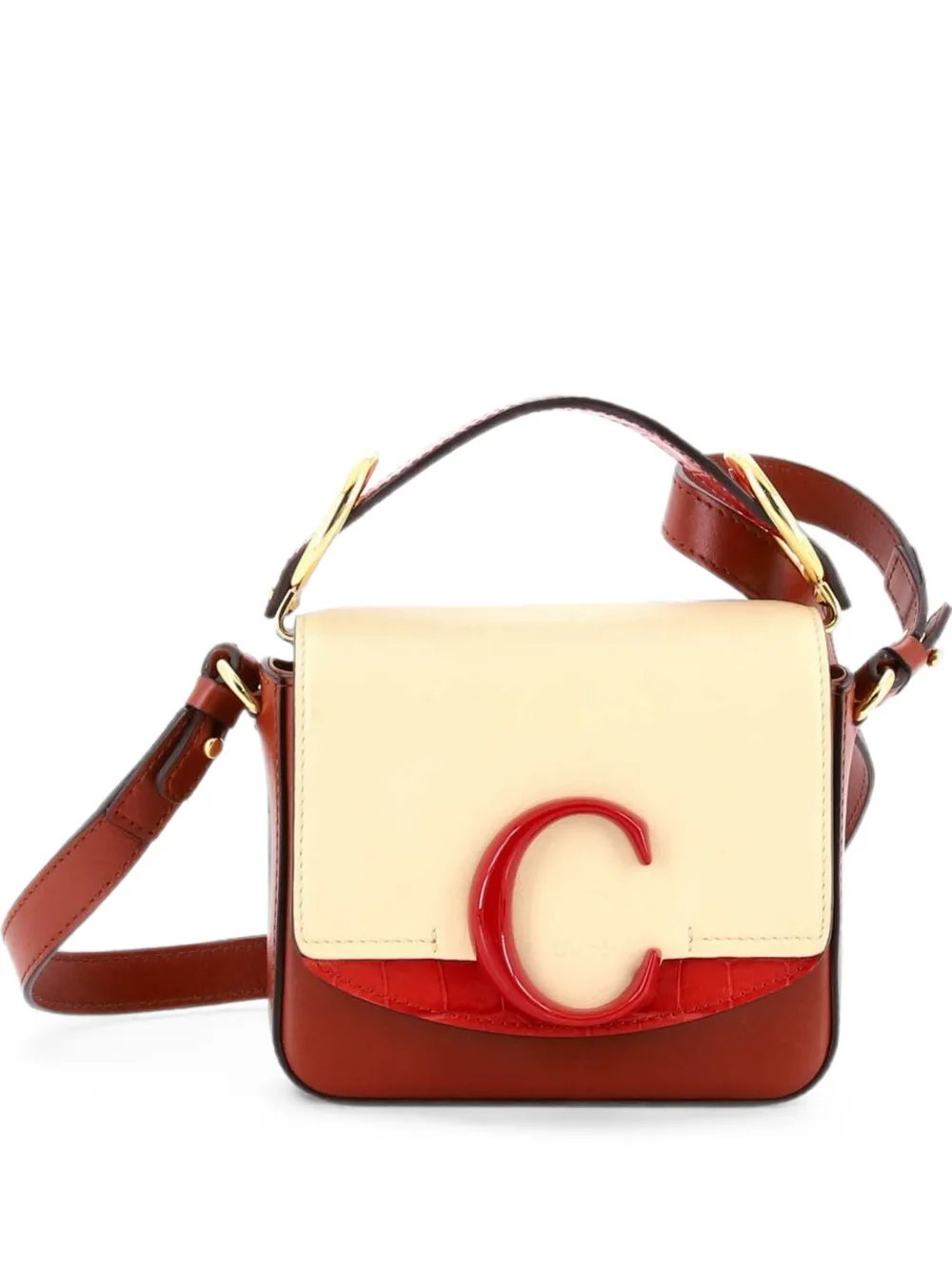 C Flap Bag Leather Mini crossbody bag