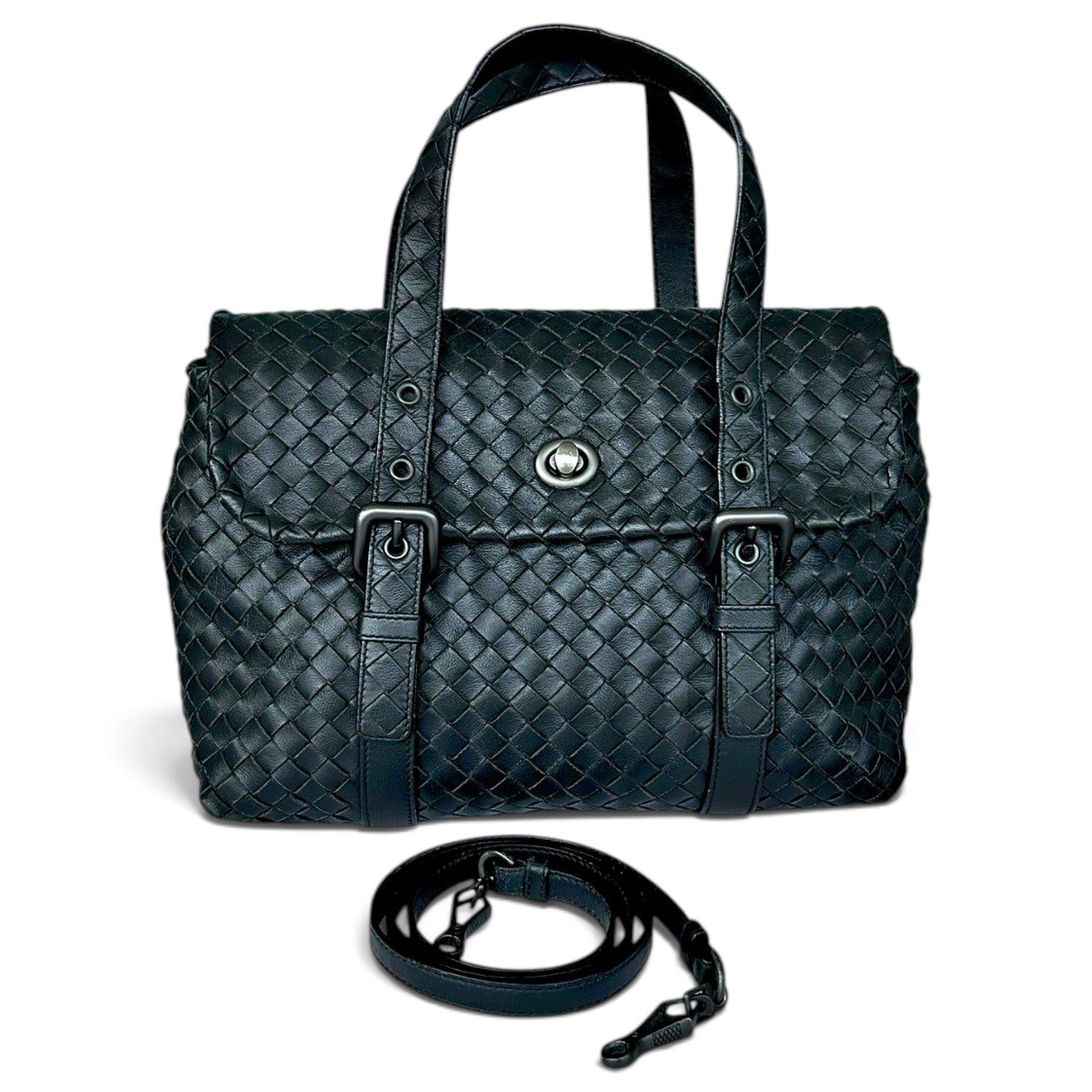 Leather handbag