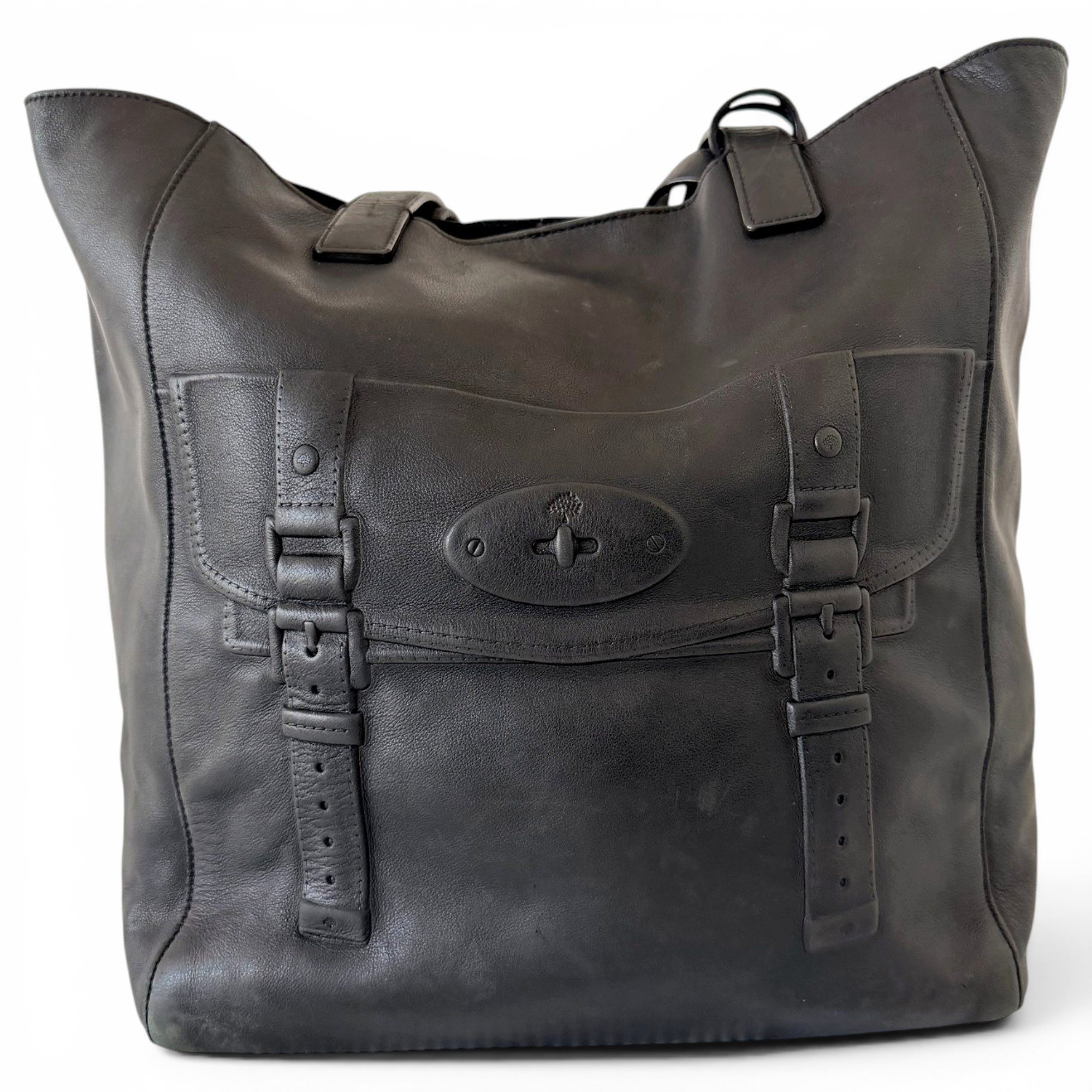 Alexa leather tote