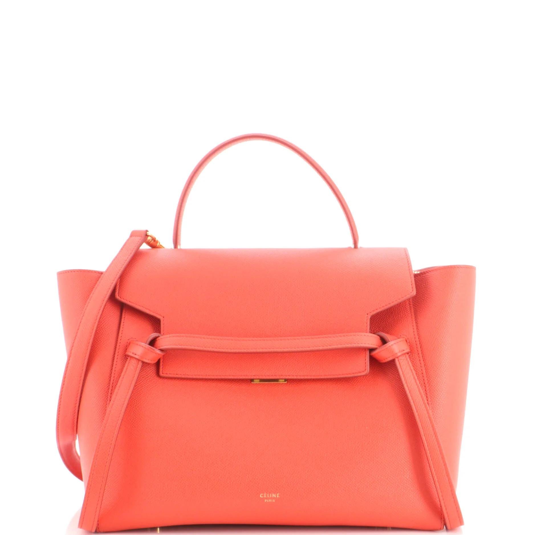 Belt leather handbag