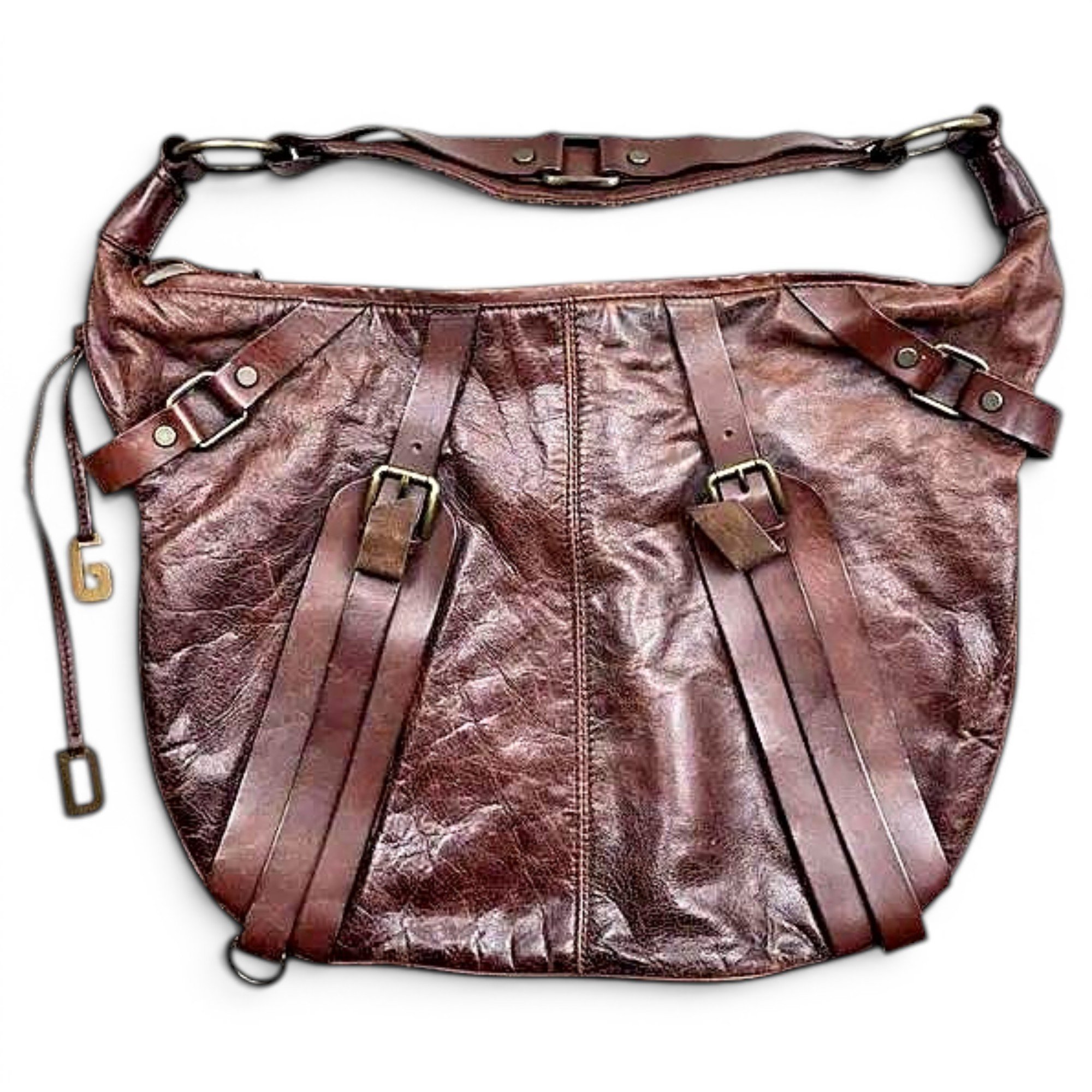 Leather handbag