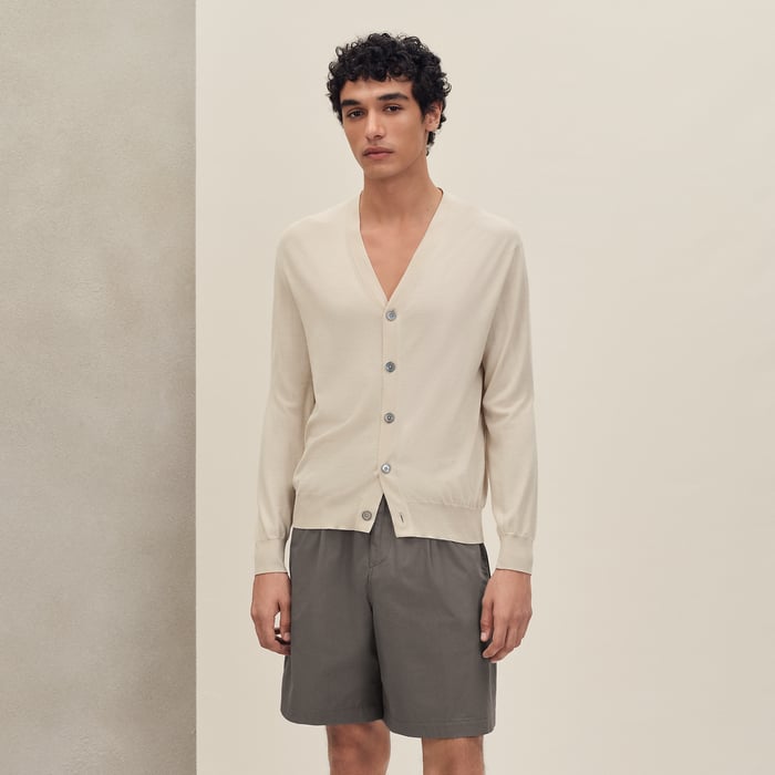 Ficelle "Detail H" Buttoned Cardigan