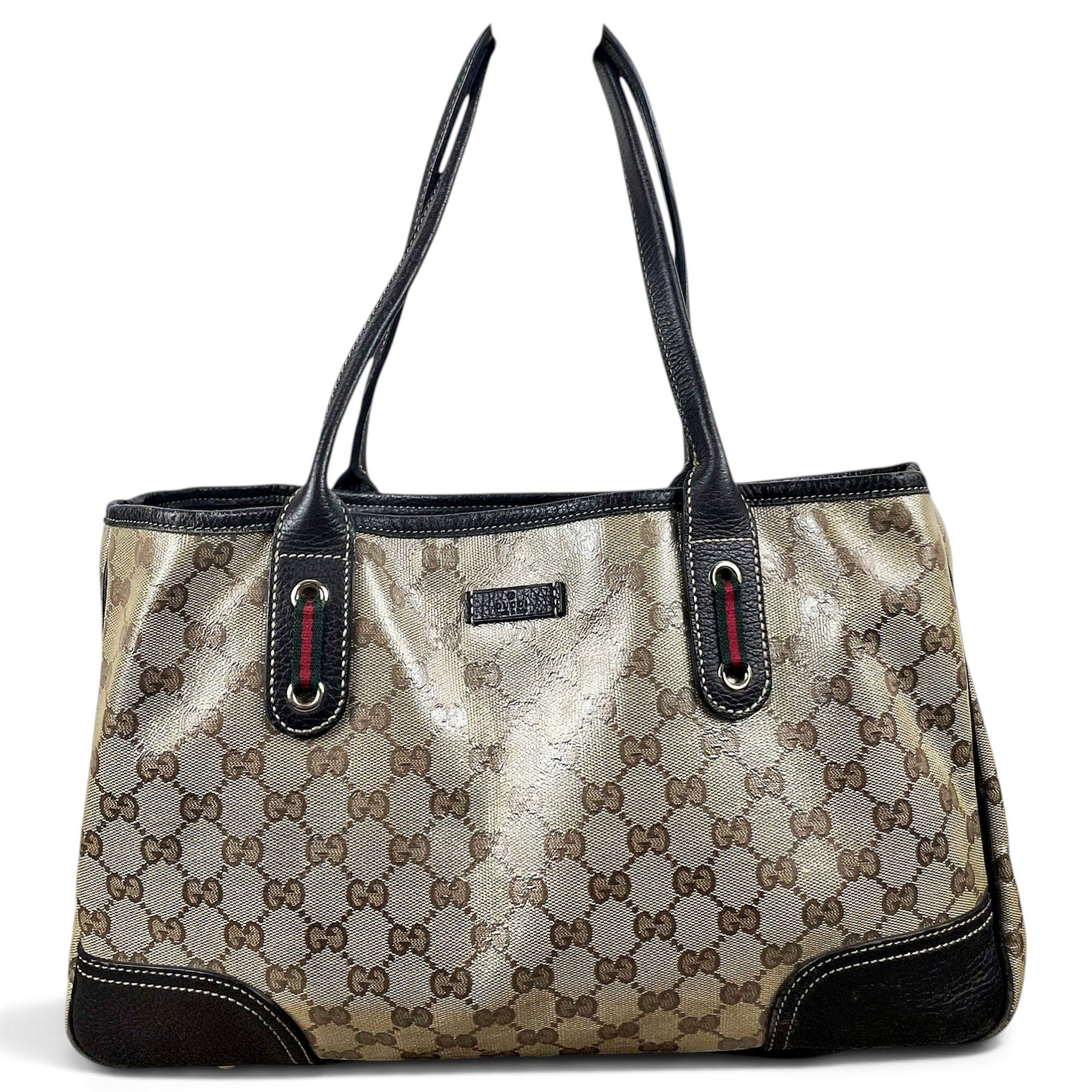 Leather tote