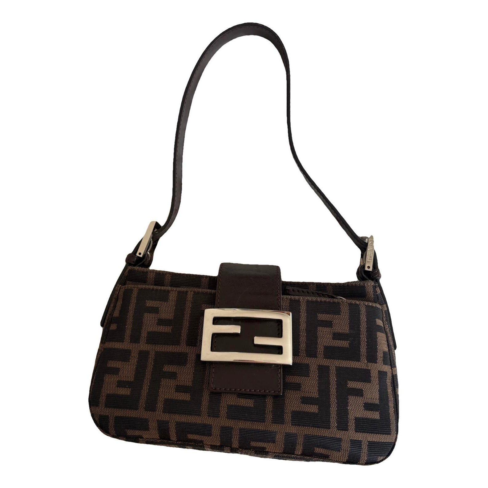 Baguette leather handbag