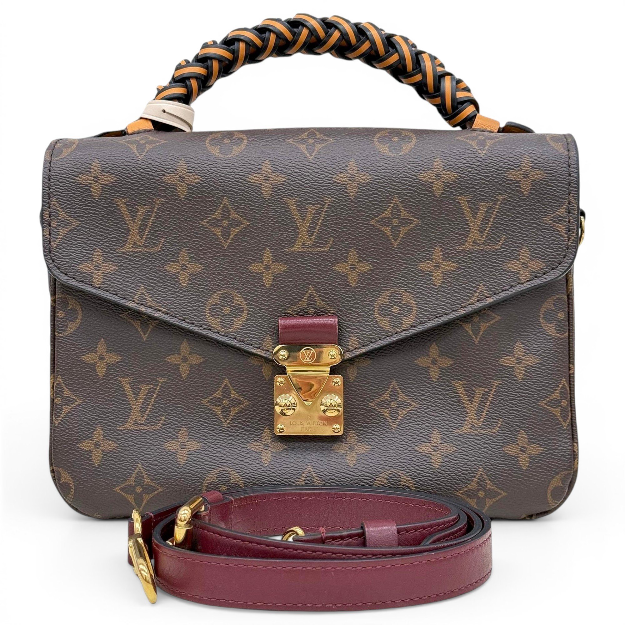 Metis leather handbag
