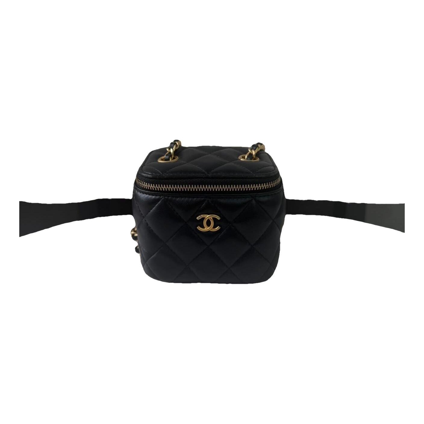 Trendy CC Vanity leather handbag