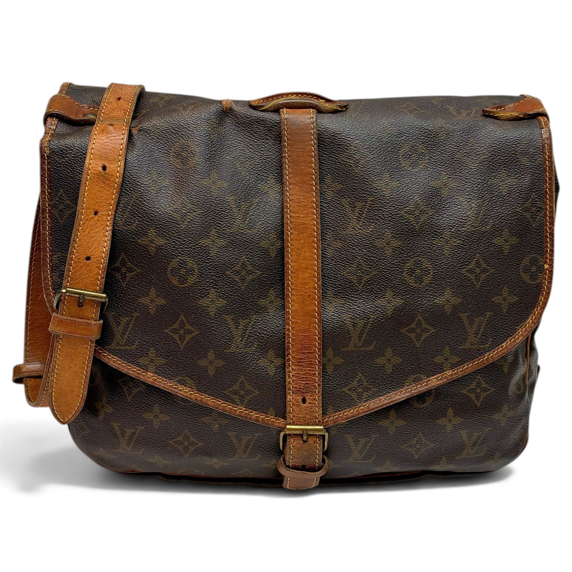 Saumur leather crossbody bag