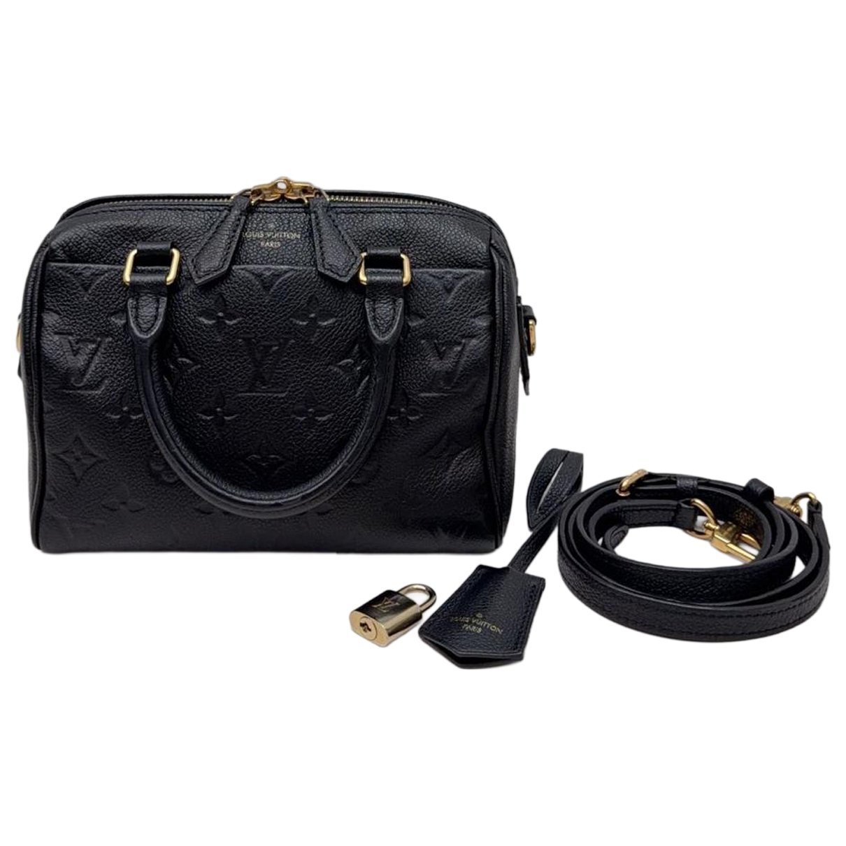 Speedy leather crossbody bag