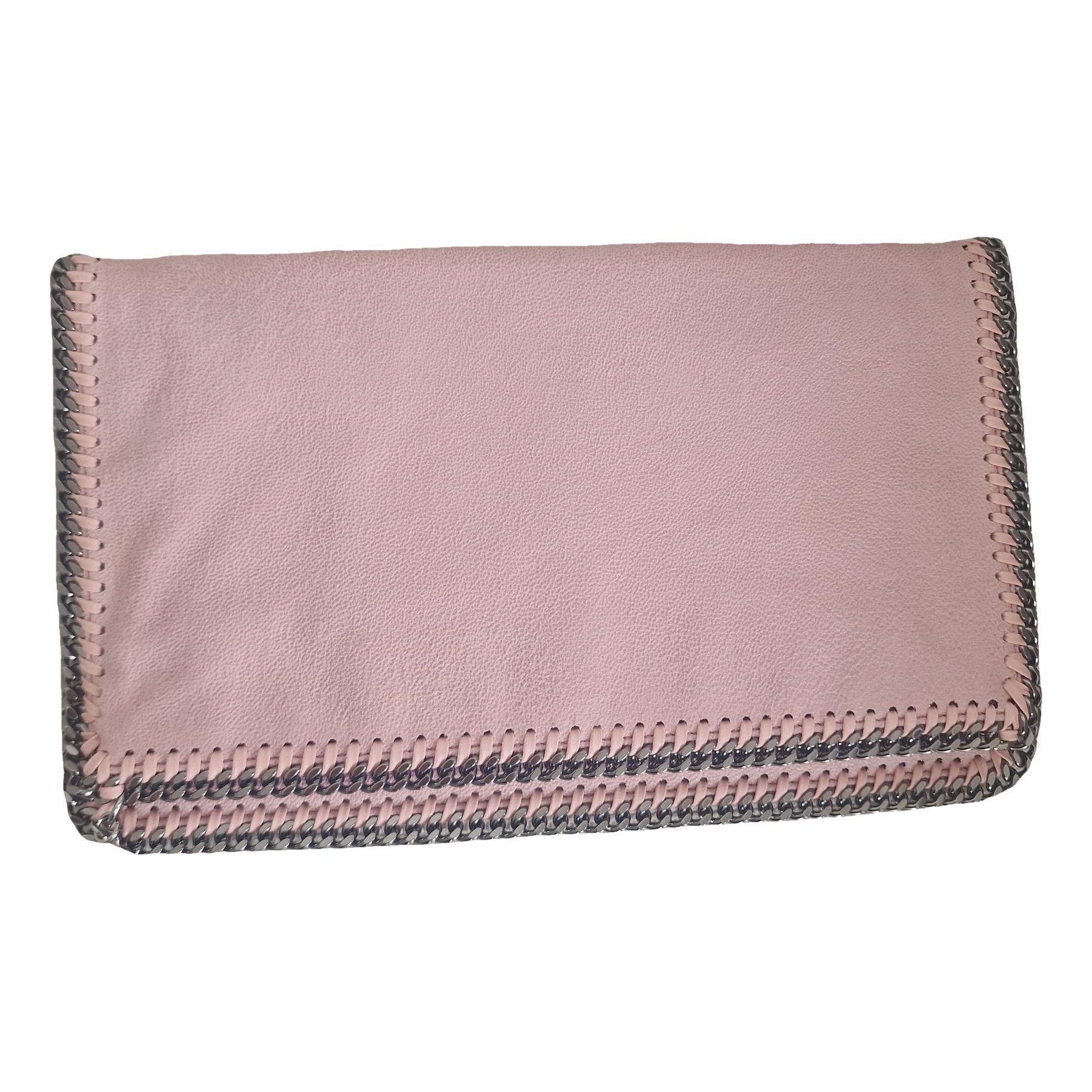 Falabella vegan leather clutch bag