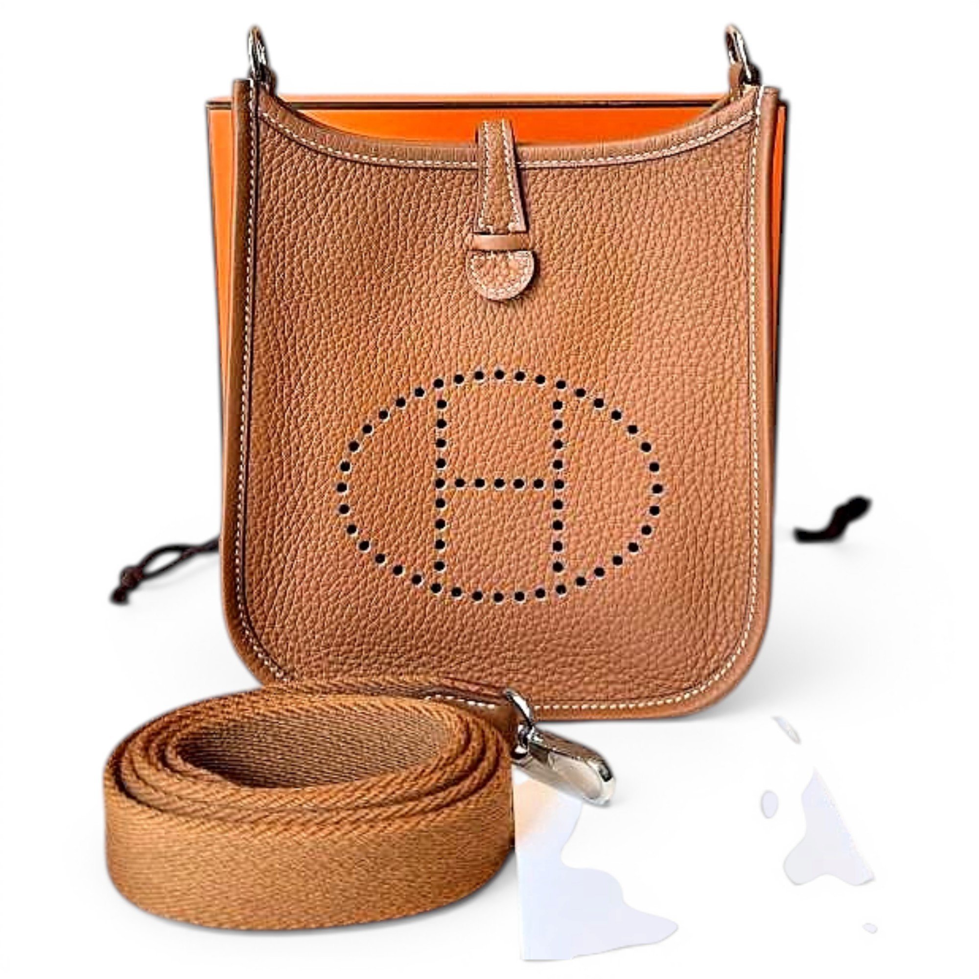 Evelyne leather handbag