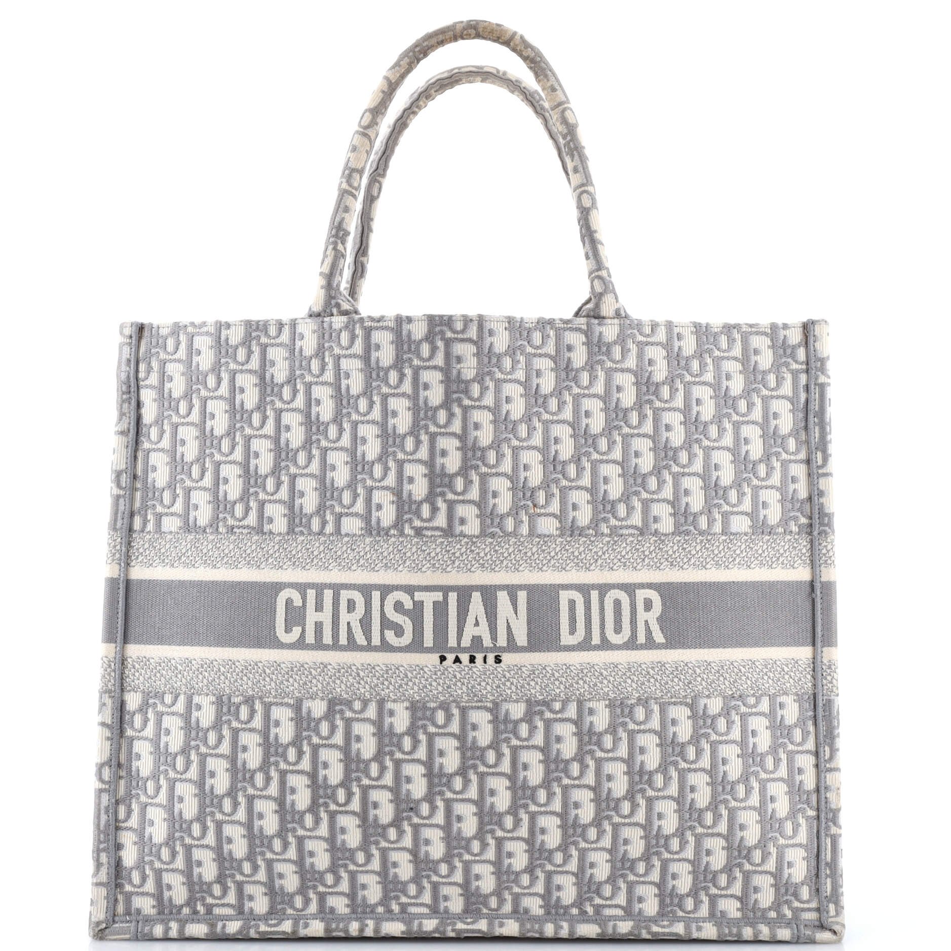 Dior Book Tote Oblique Canvas Large