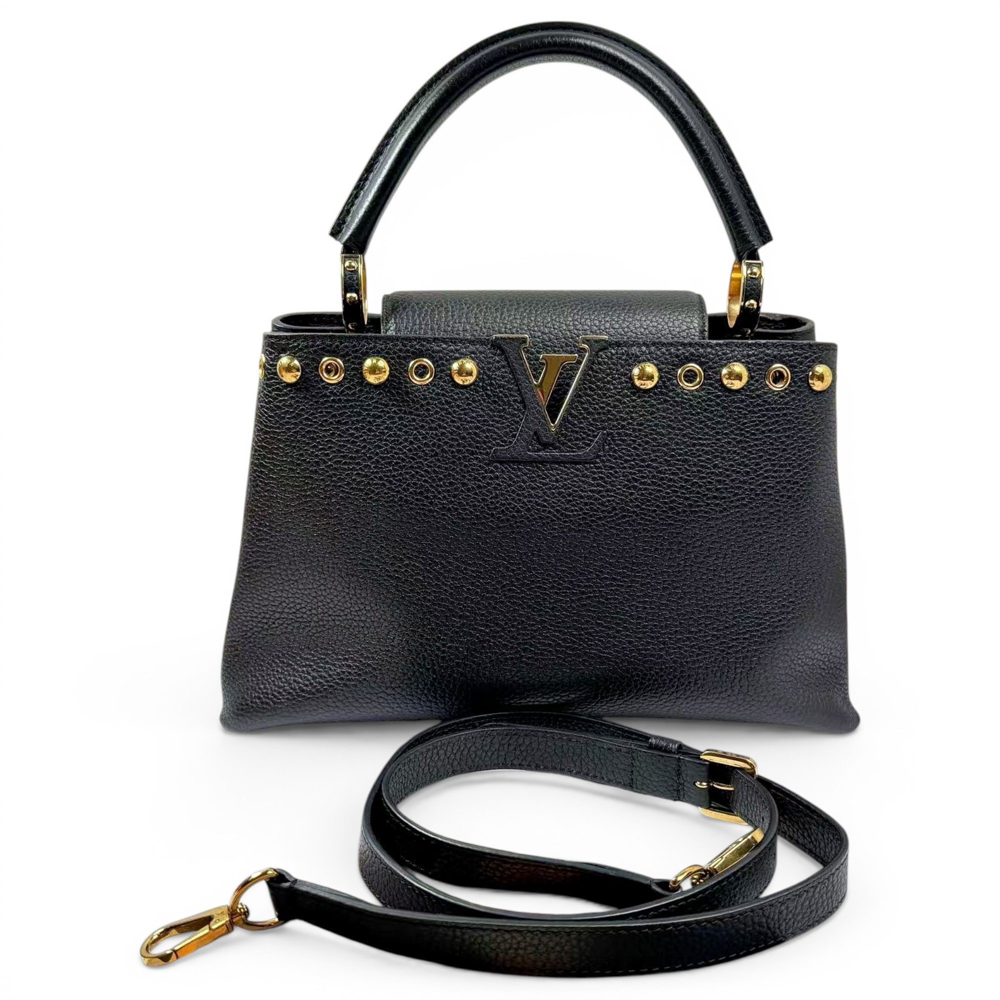 Capucines leather handbag