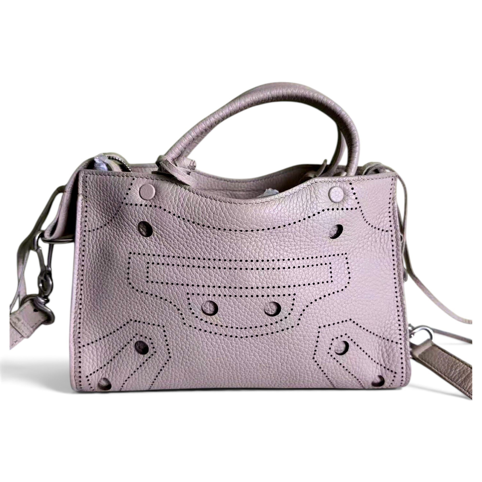 Balenciaga Neo Cagole City leather satchel