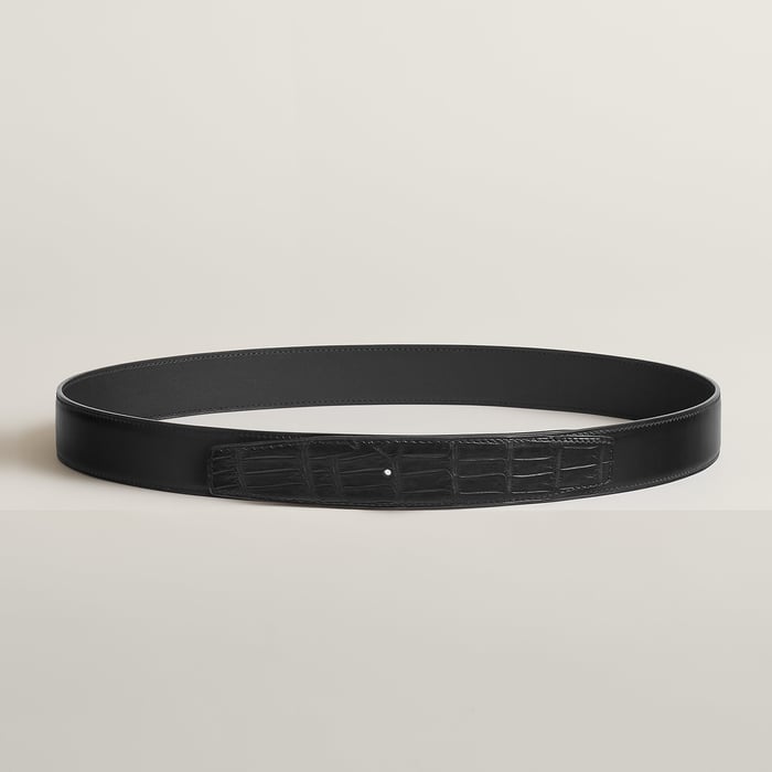 Noir Leather Strap 32 MM