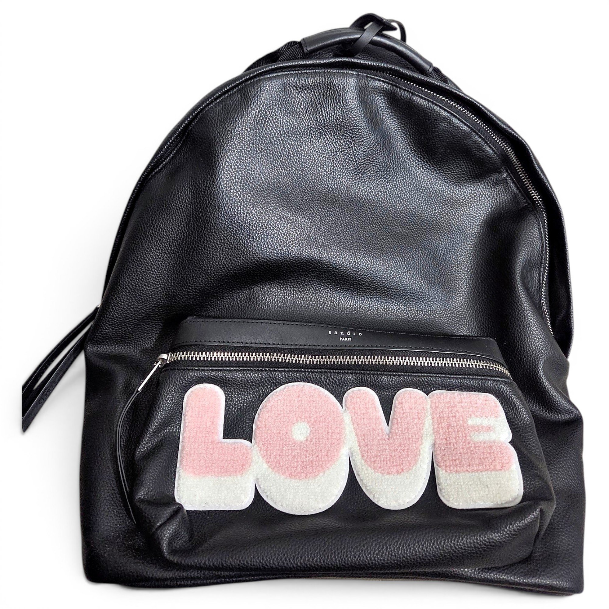 Leather backpack