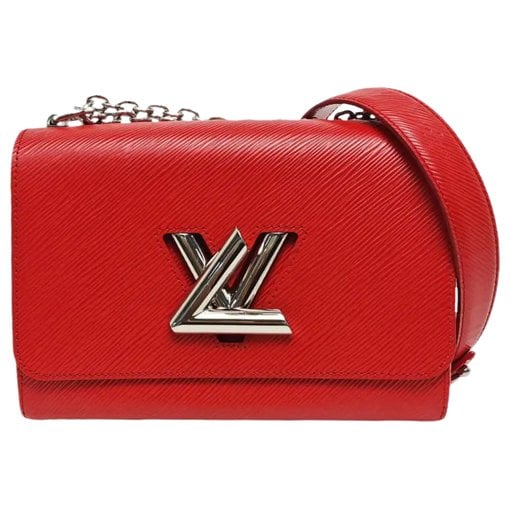 Twist leather handbag