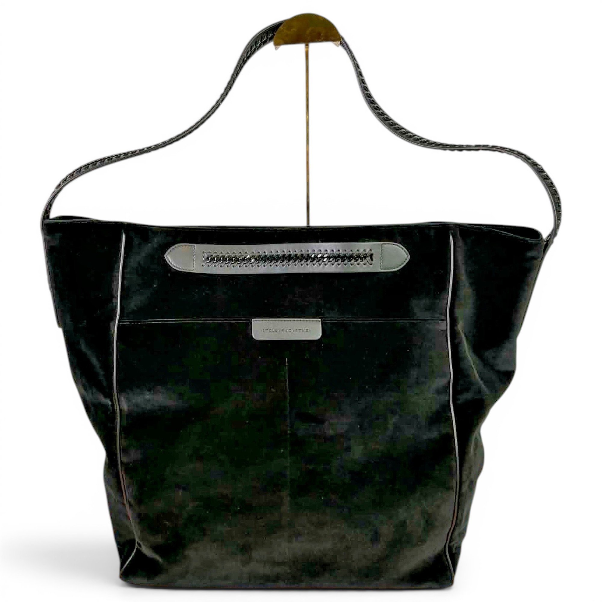 Velvet handbag