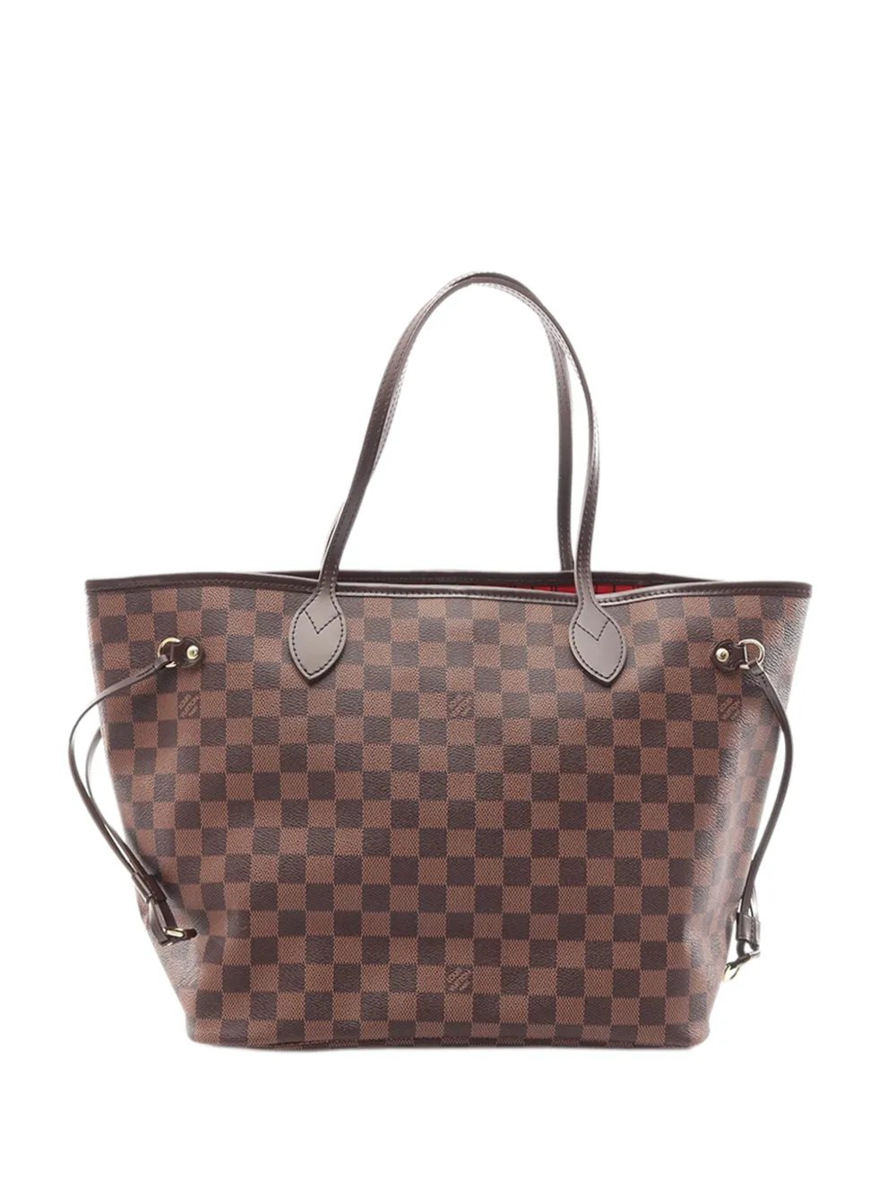 2012 Damier Ebene Neverfull MM tote bag