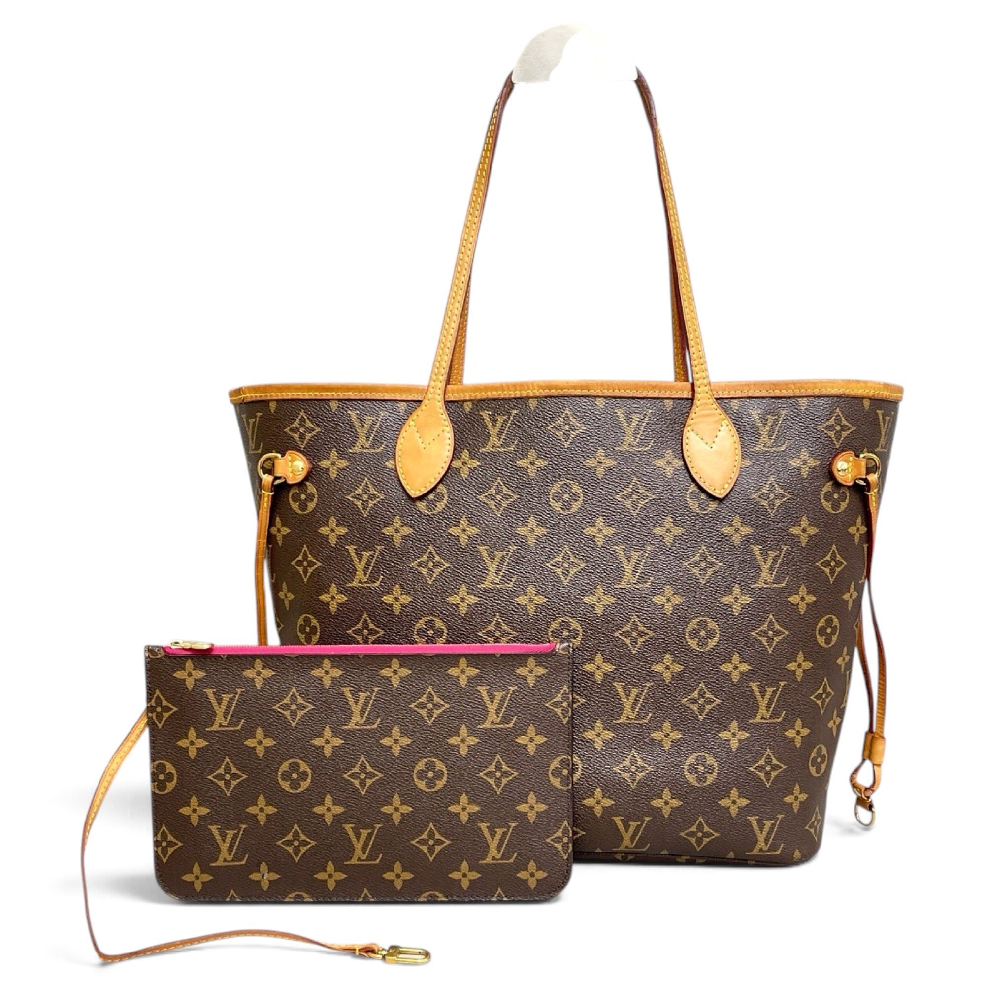 Louis Vuitton Neverfull leather tote