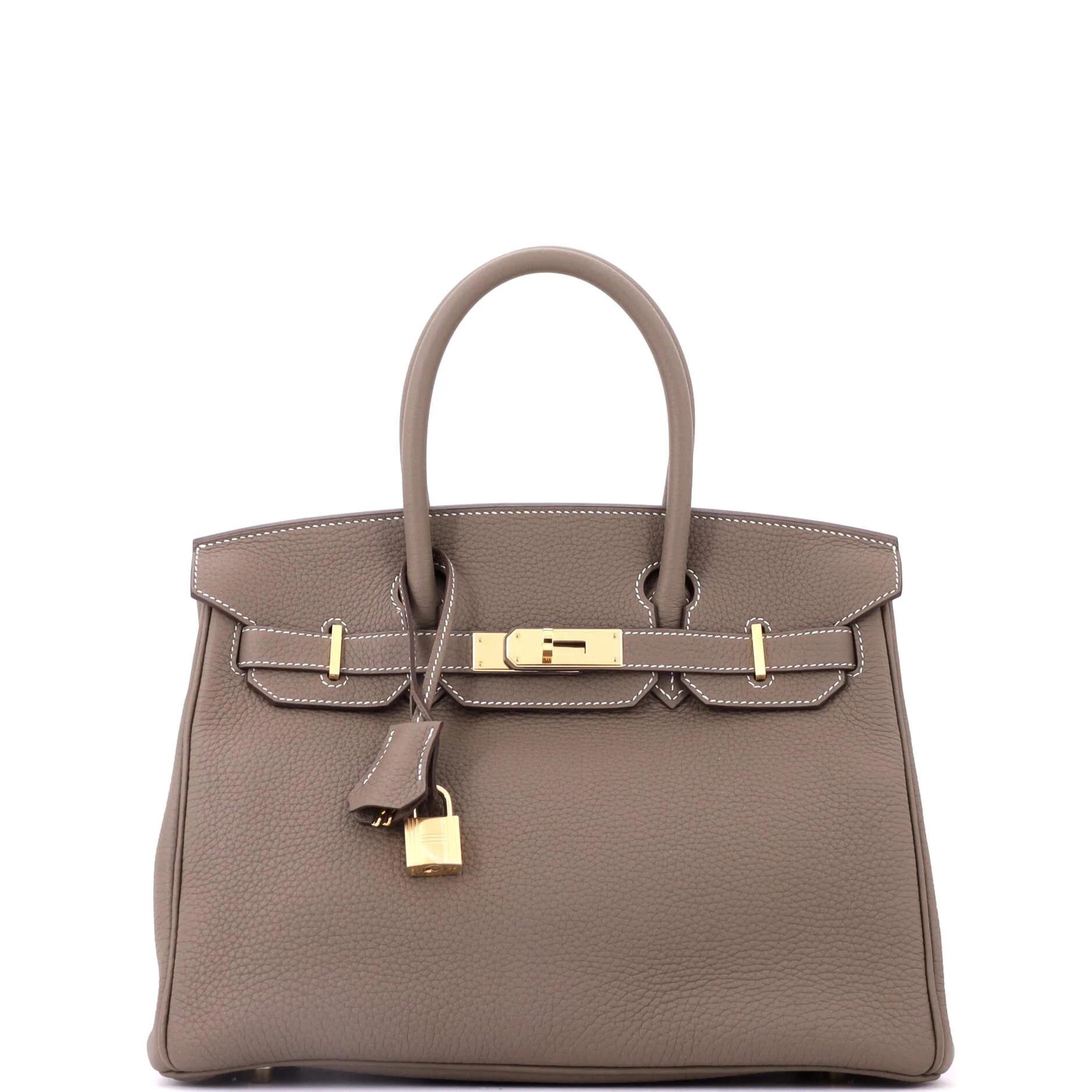 Birkin 30 leather tote