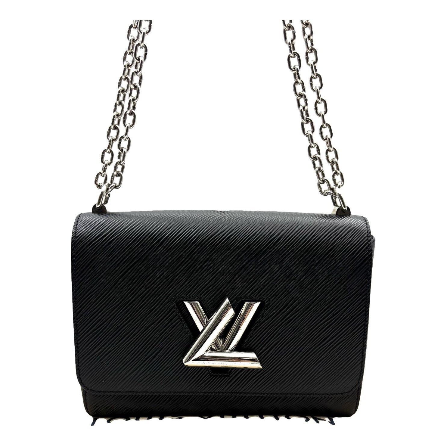 Twist leather handbag