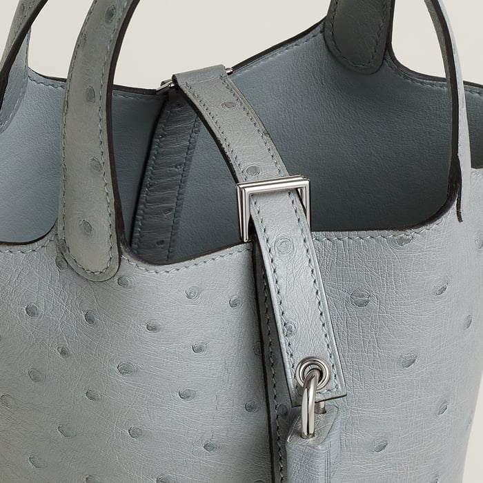 Bleu Glacier Picotin Lock Micro Bag