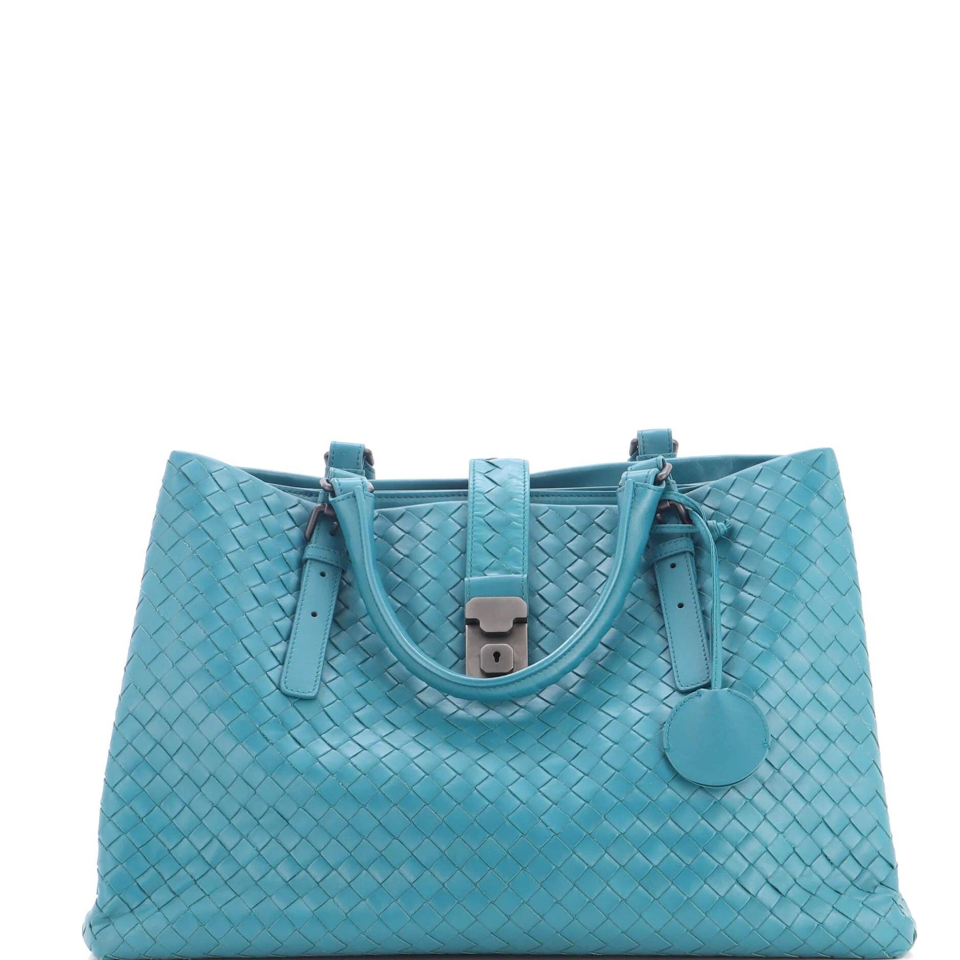 Leather tote