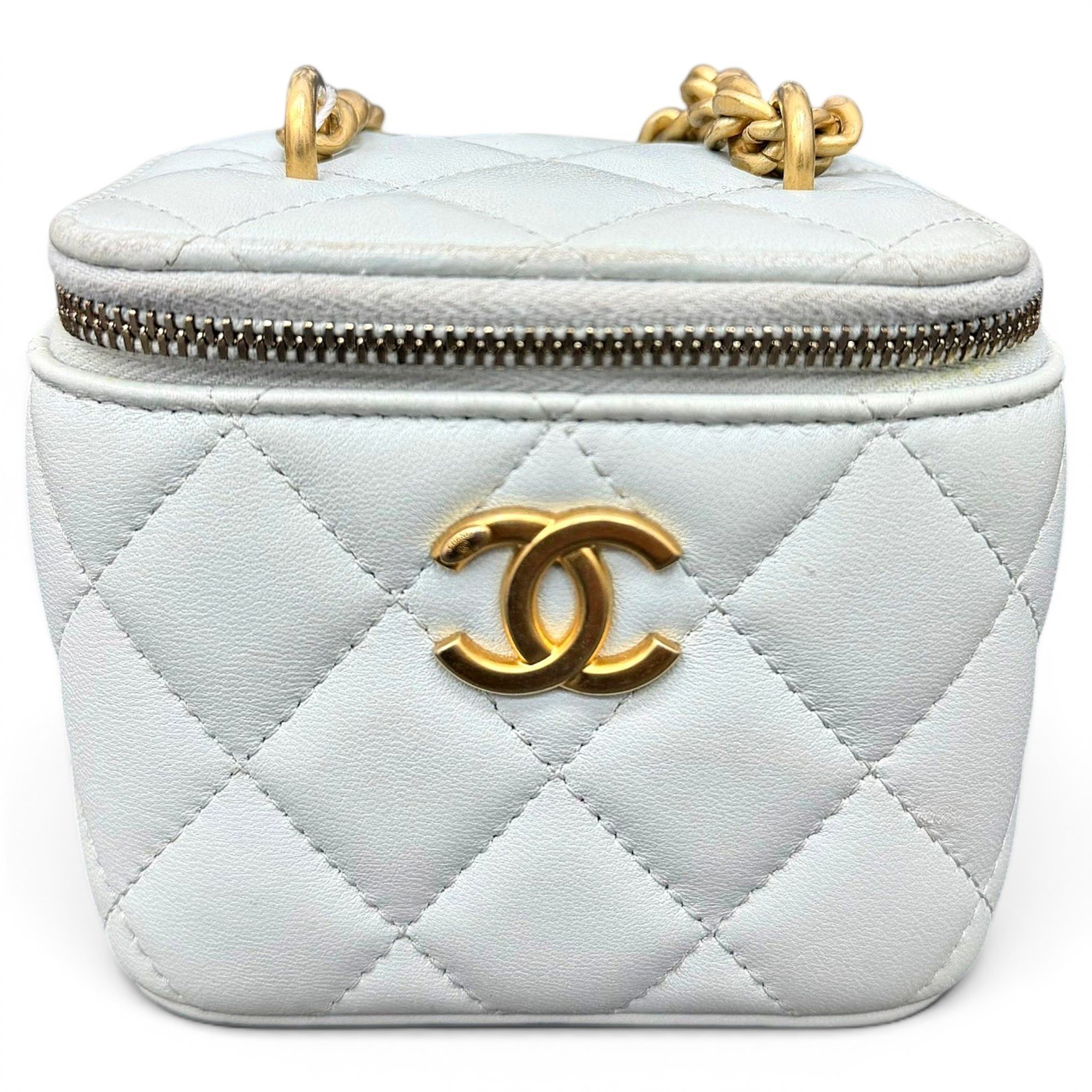 Trendy CC Vanity leather handbag