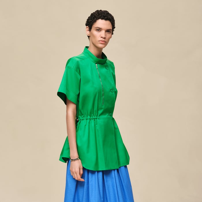 Vert Jungle Drawstring Shirt