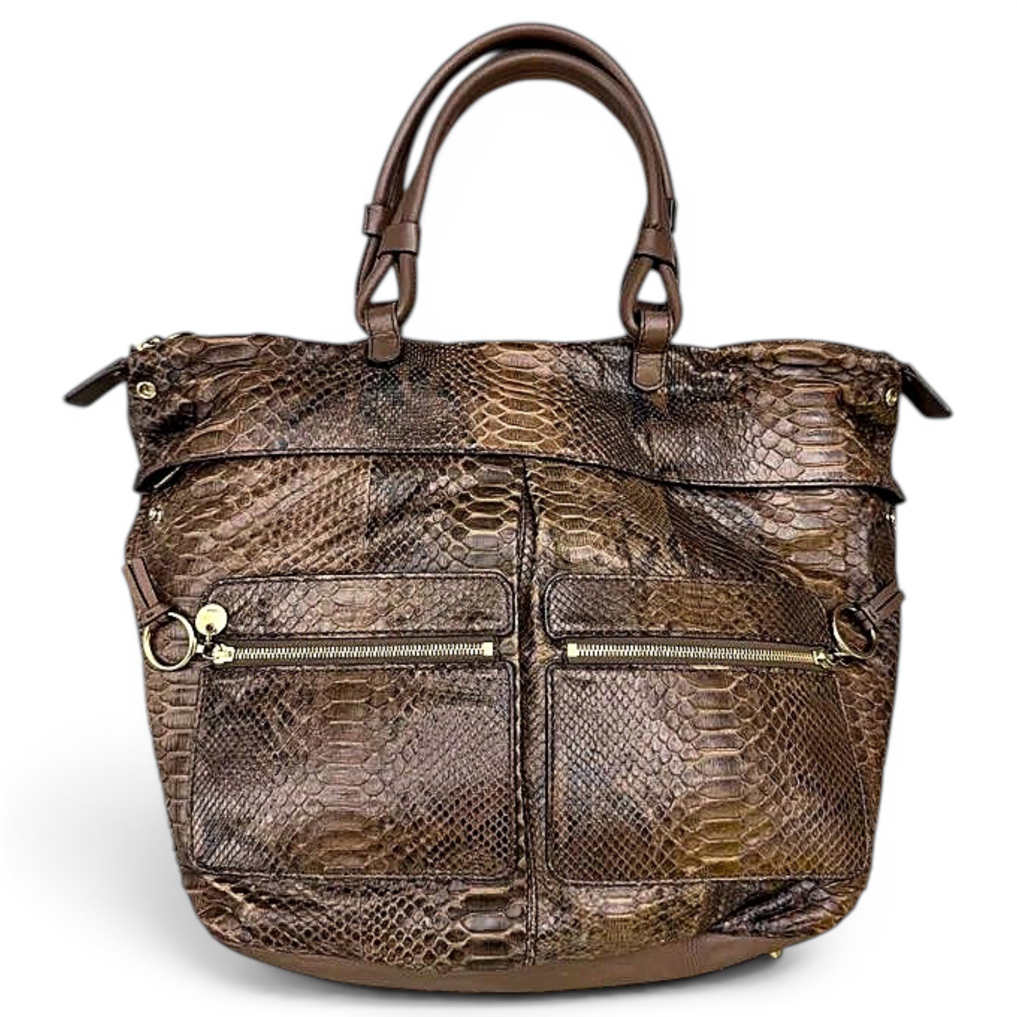Leather handbag