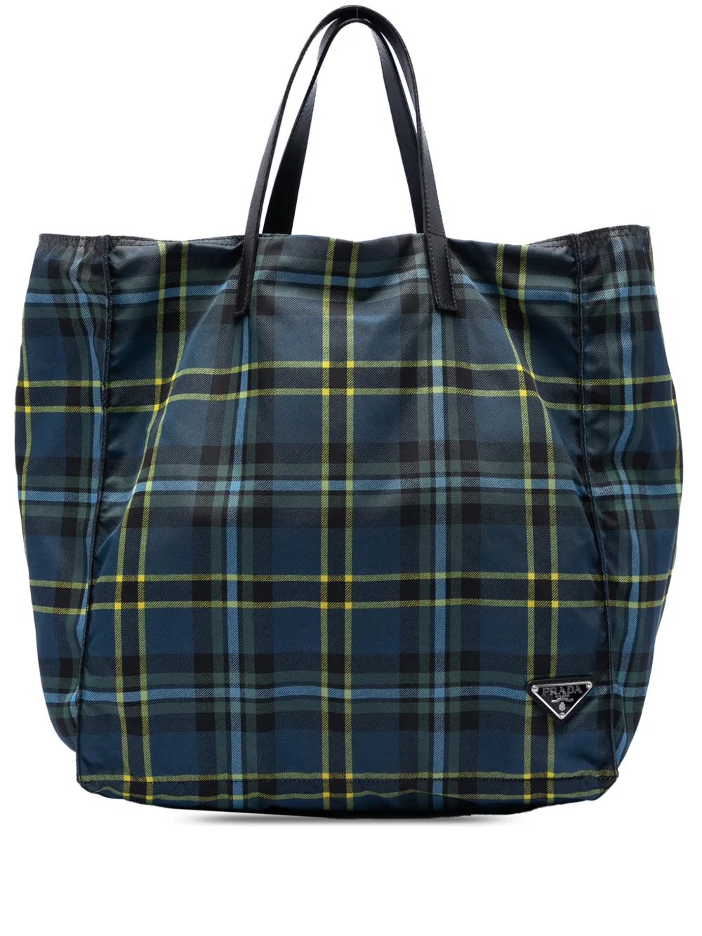 2013-2026 Tessuto Stampato Plaid tote bag