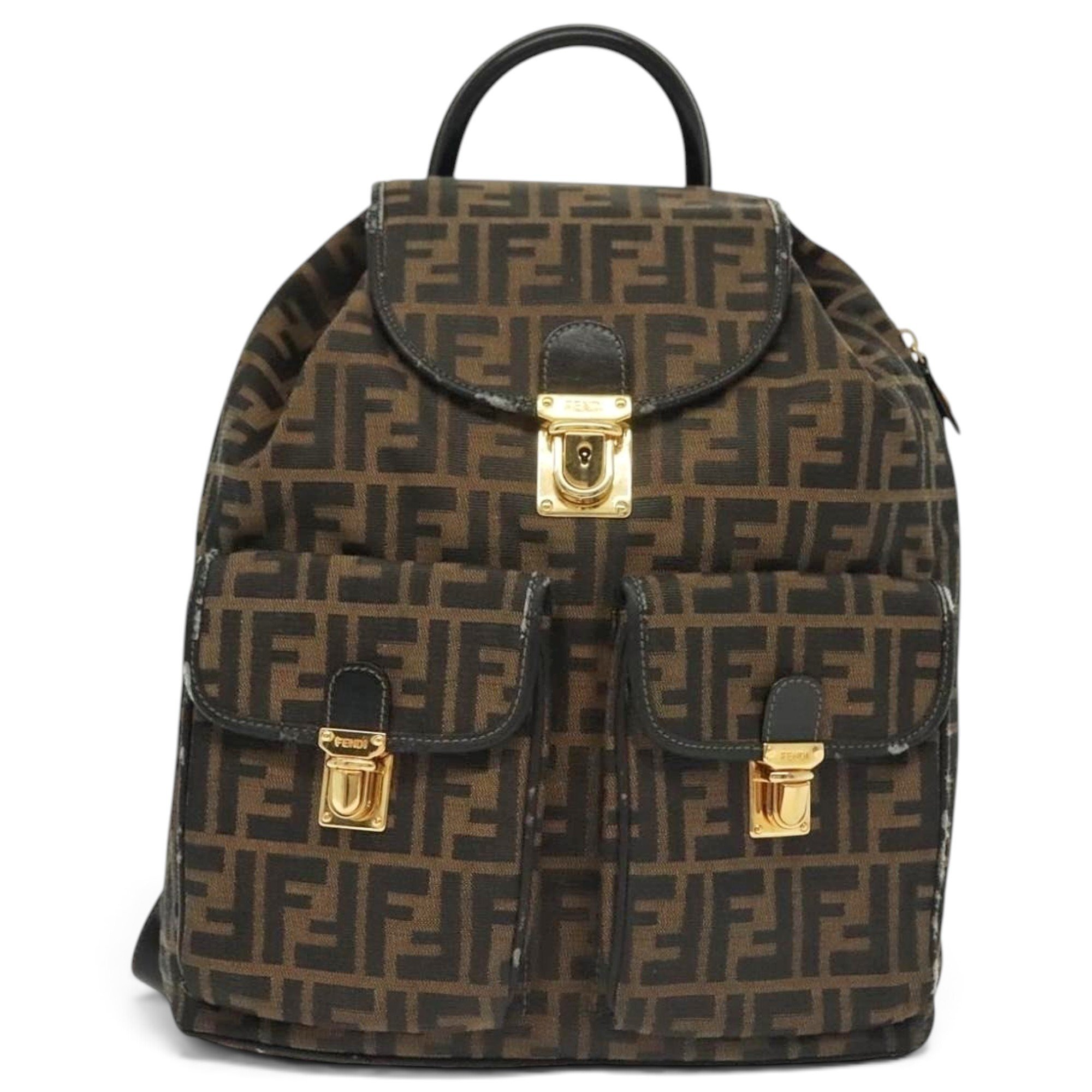 Leather backpack
